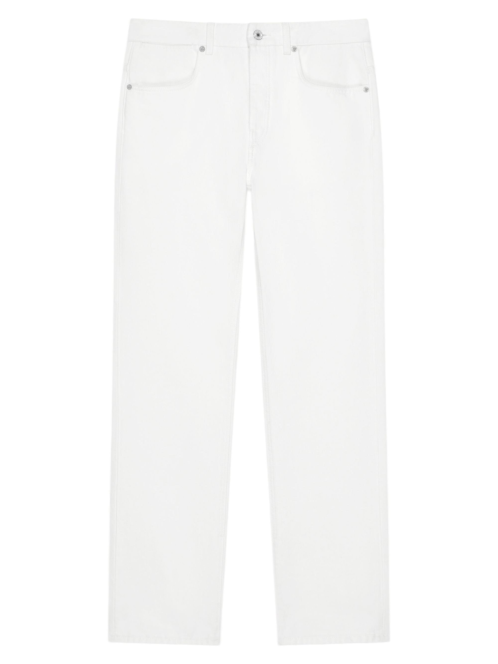 Givenchy Men's Straight Fit Jeans - White