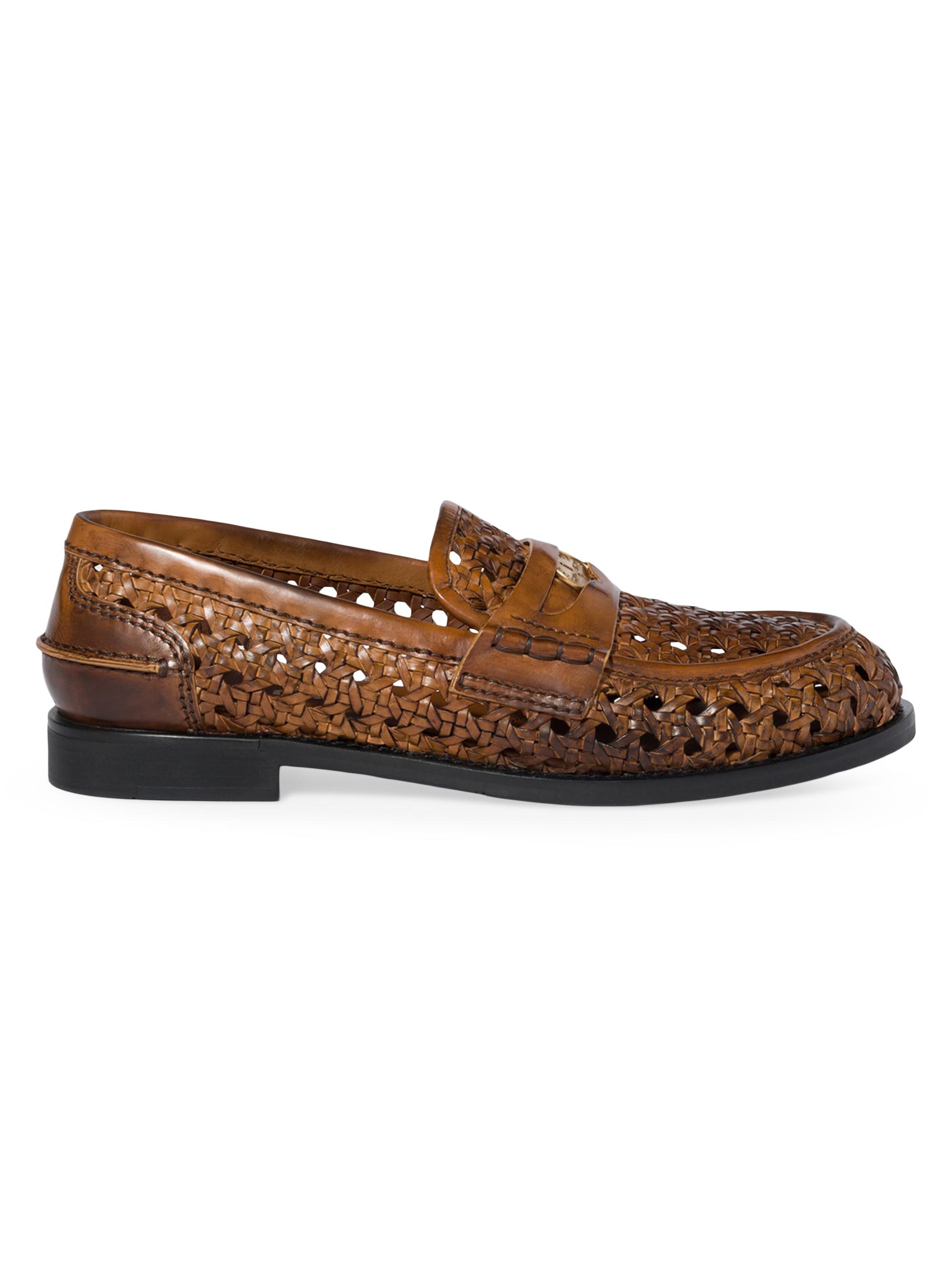 Miu Miu Decò Calf Leather Loafers | Saks Fifth Avenue