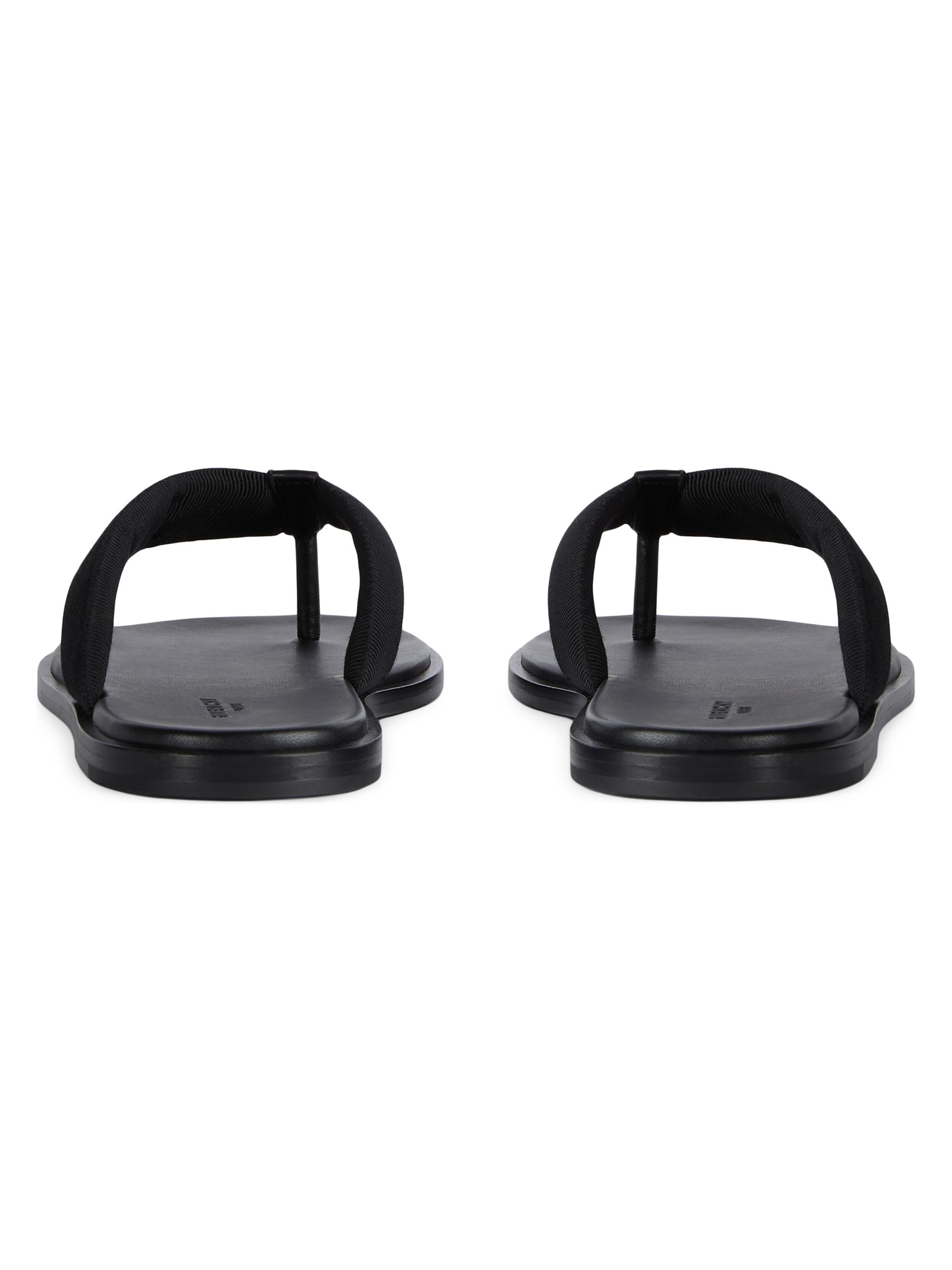 Givenchy Bay Thongs in Gros Grain and Leather | Saks Fifth Avenue