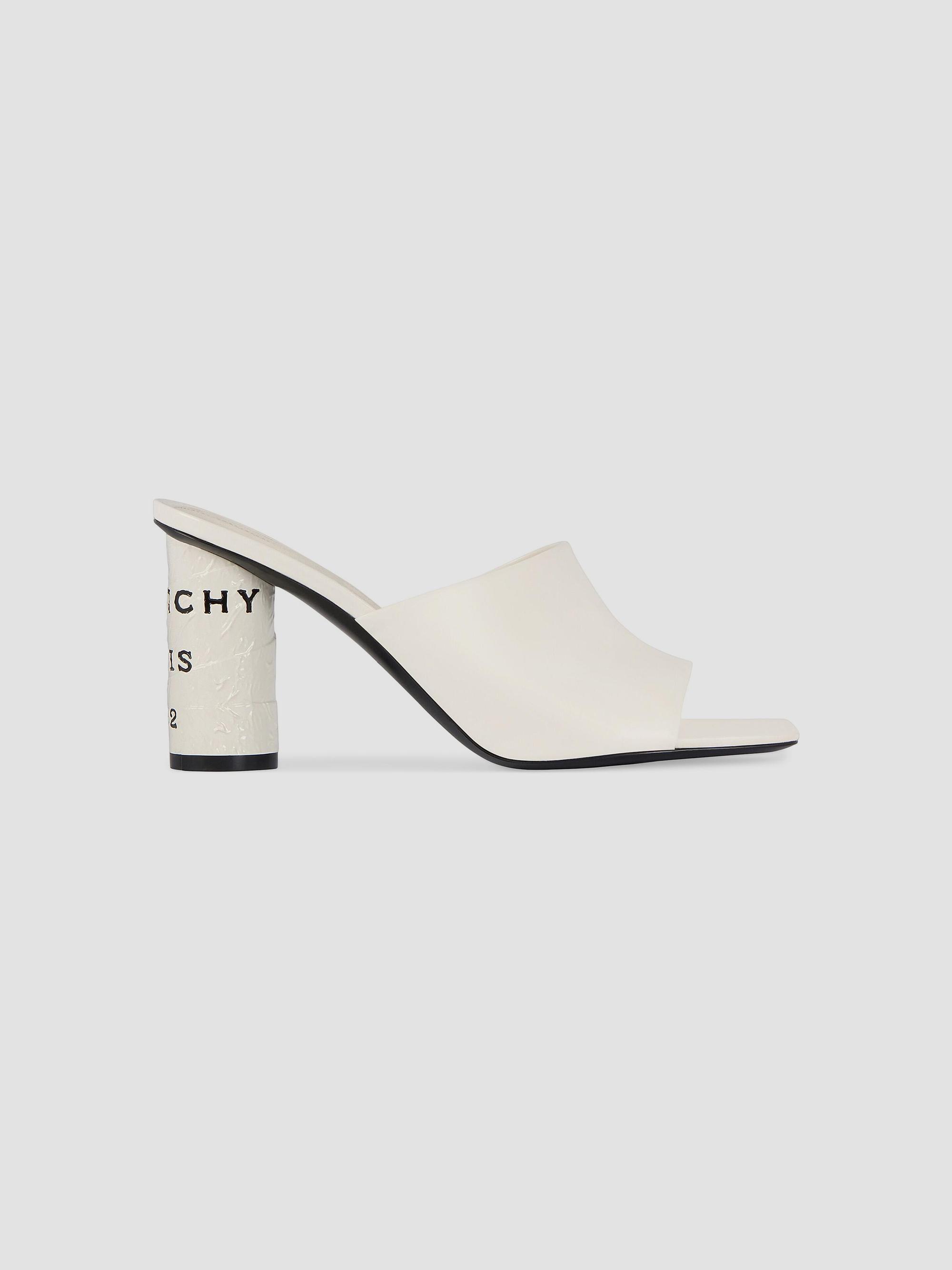 Givenchy Women's Tape Heeled Mules in Leather - | Thumbnail 5