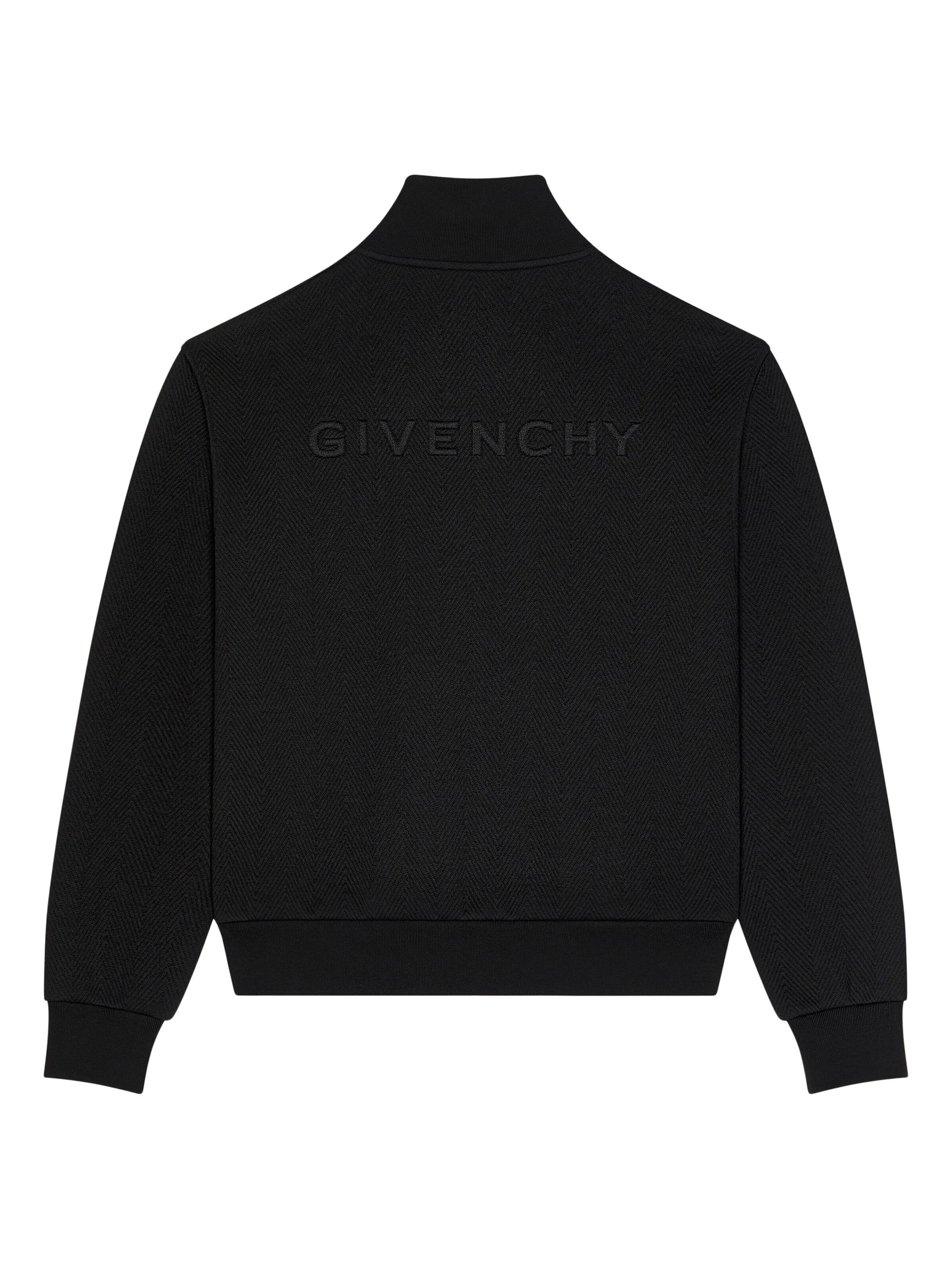 Givenchy Herringbone Sweatshirt with Givenchy Jacquard | Saks