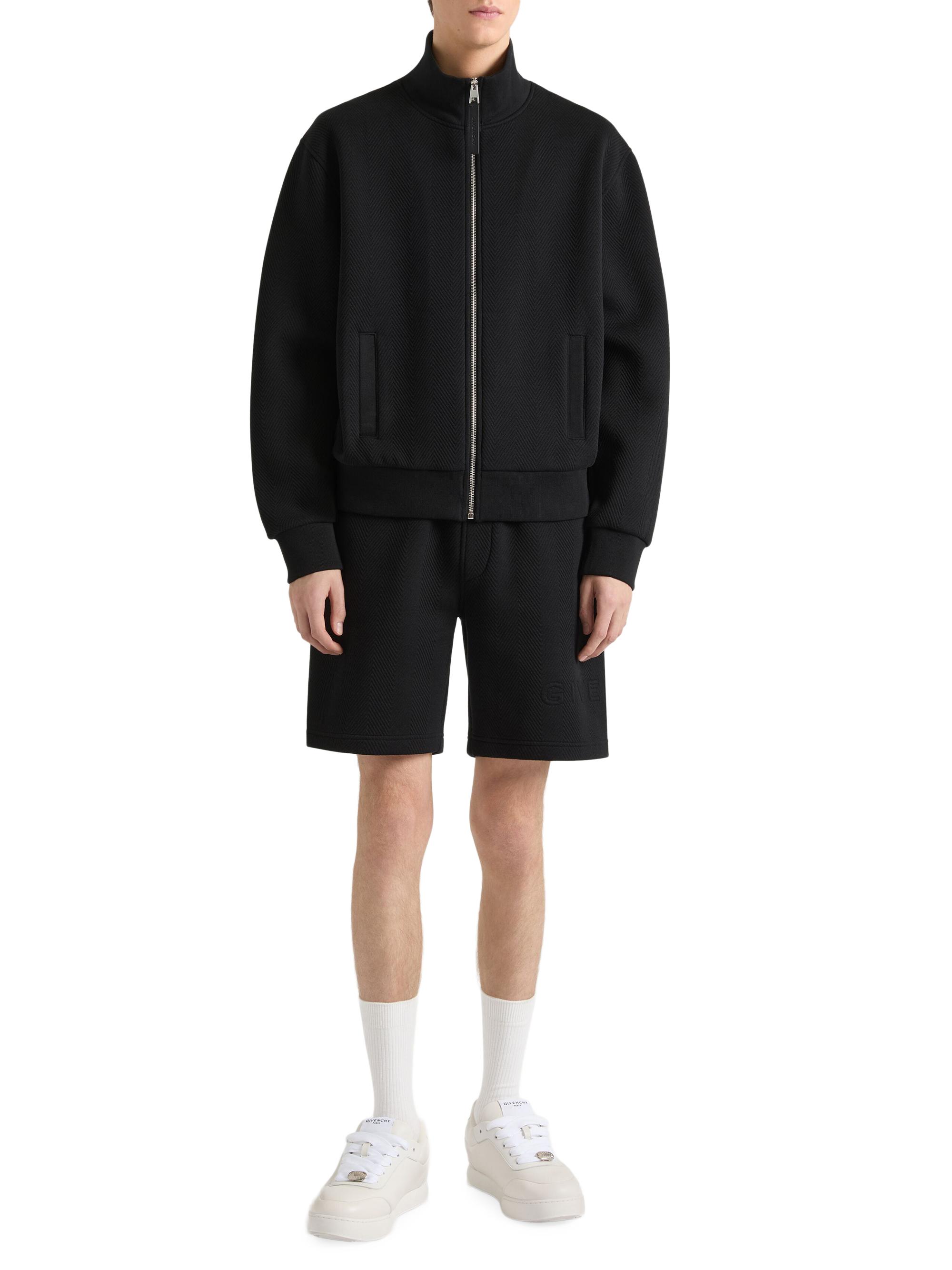 Givenchy Herringbone Sweatshirt with Givenchy Jacquard | Saks