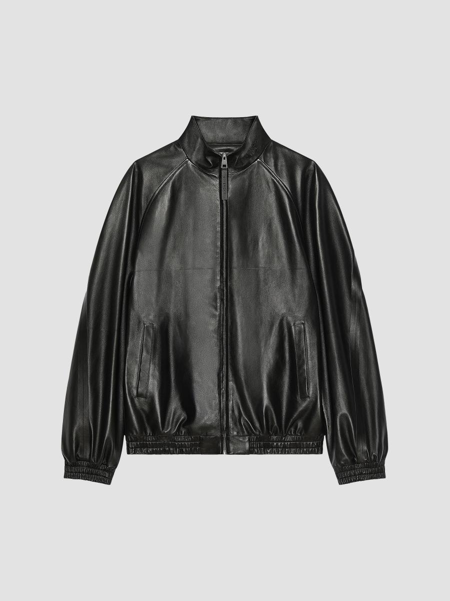 Givenchy Couture Seam Track Jacket in Nappa Leather | Saks Fifth