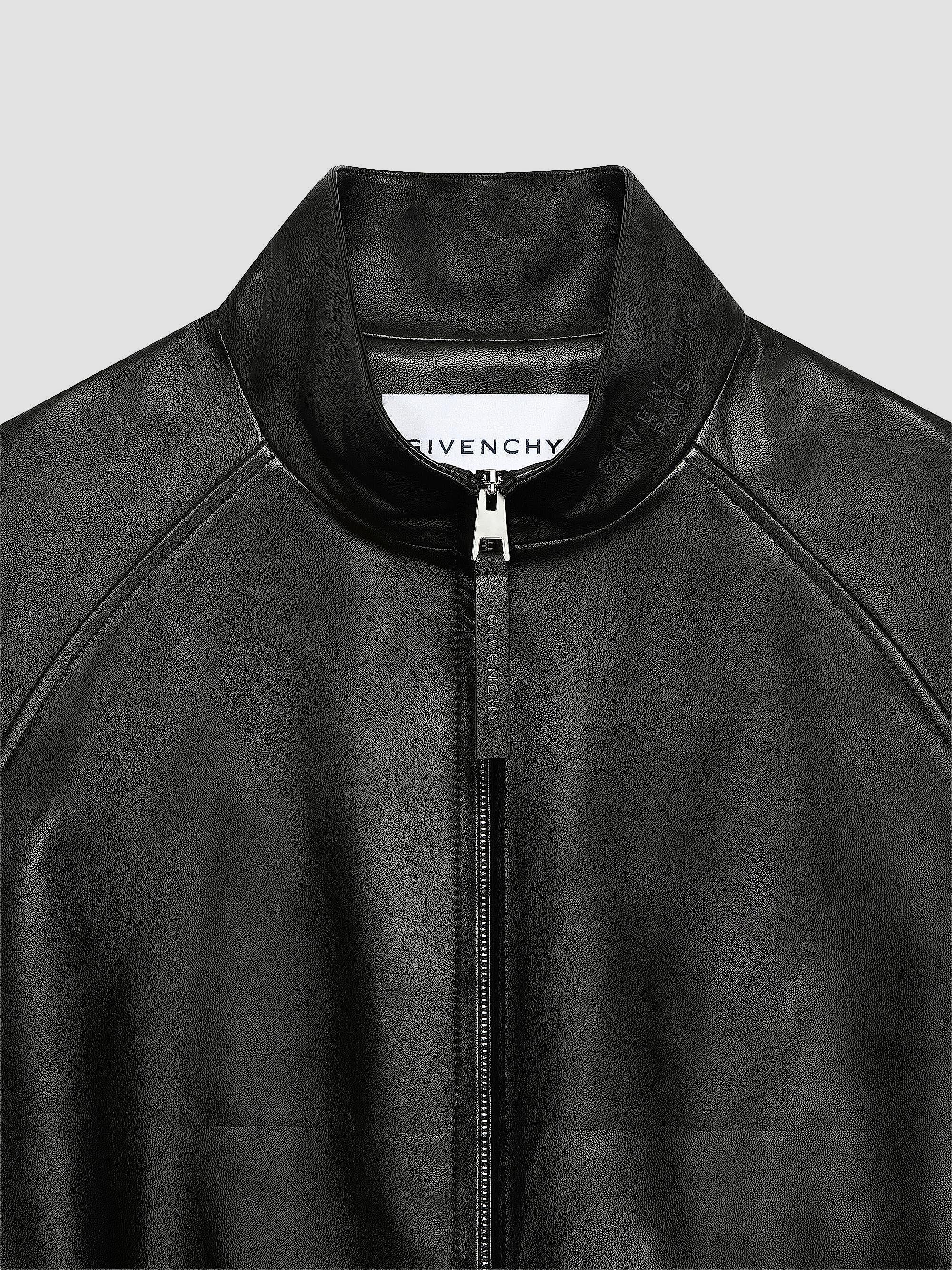 Givenchy Couture Seam Track Jacket in Nappa Leather | Saks Fifth