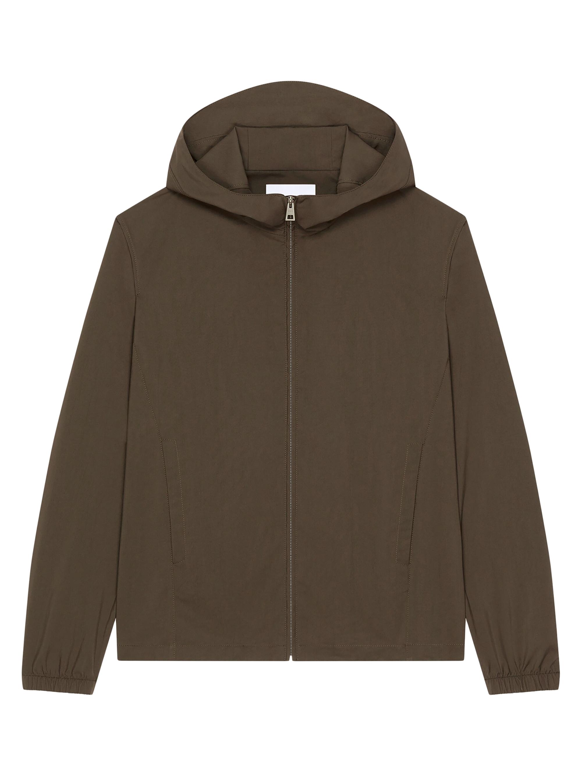 Givenchy Men's Windbreaker with Embroidery - Ebony Brown