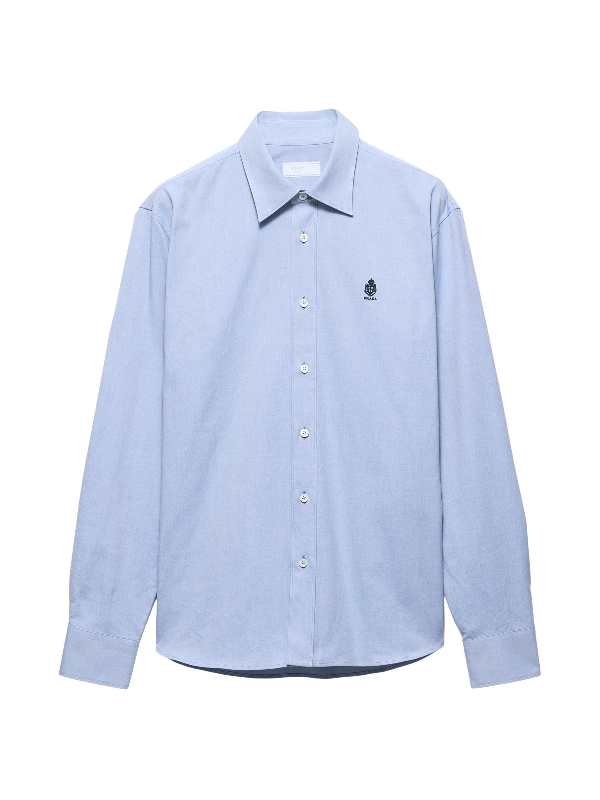 Prada Men's Cotton Shirt - Blue