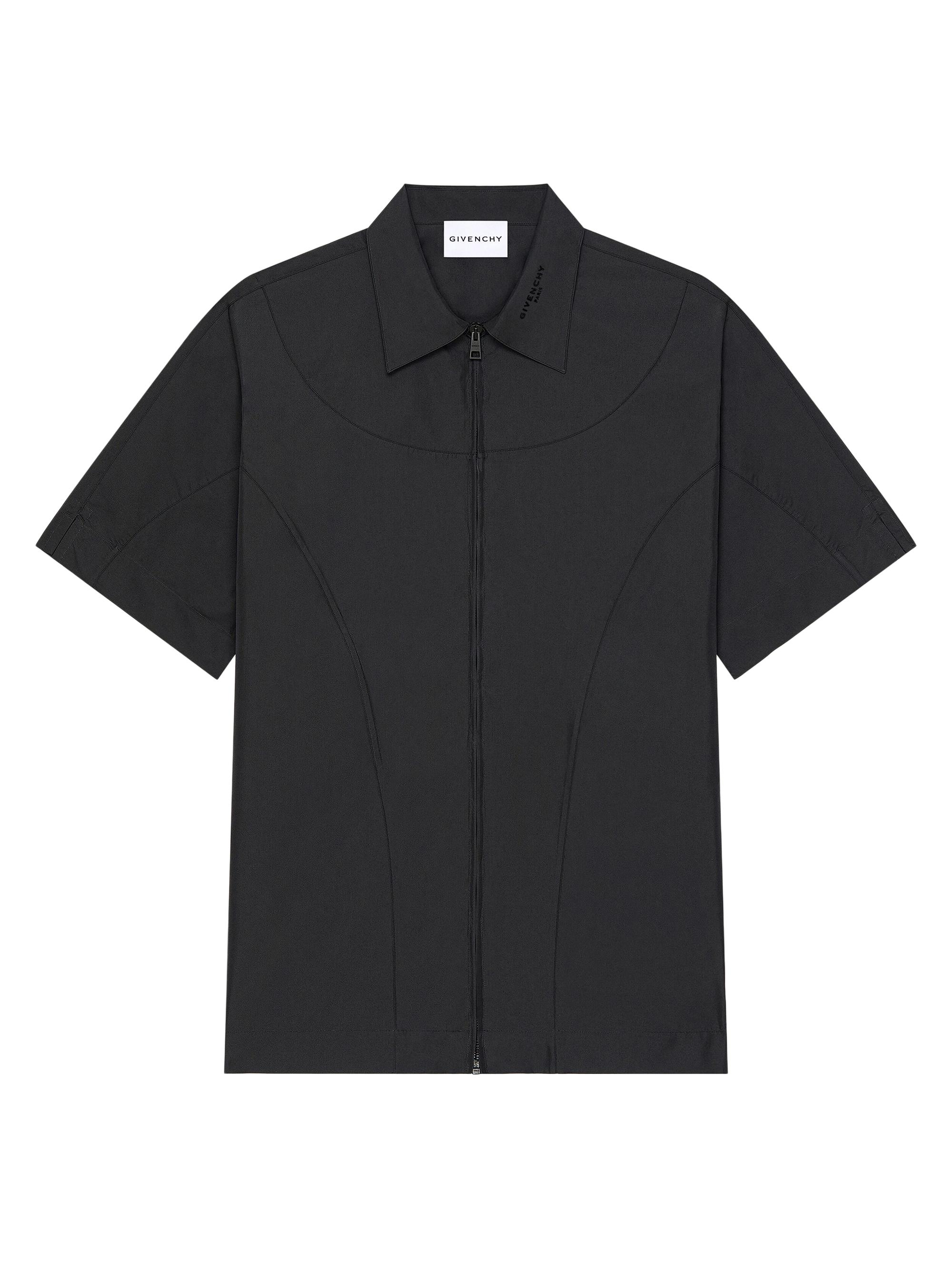 Givenchy Zippered Polo Shirt in Cotton | Saks Fifth Avenue