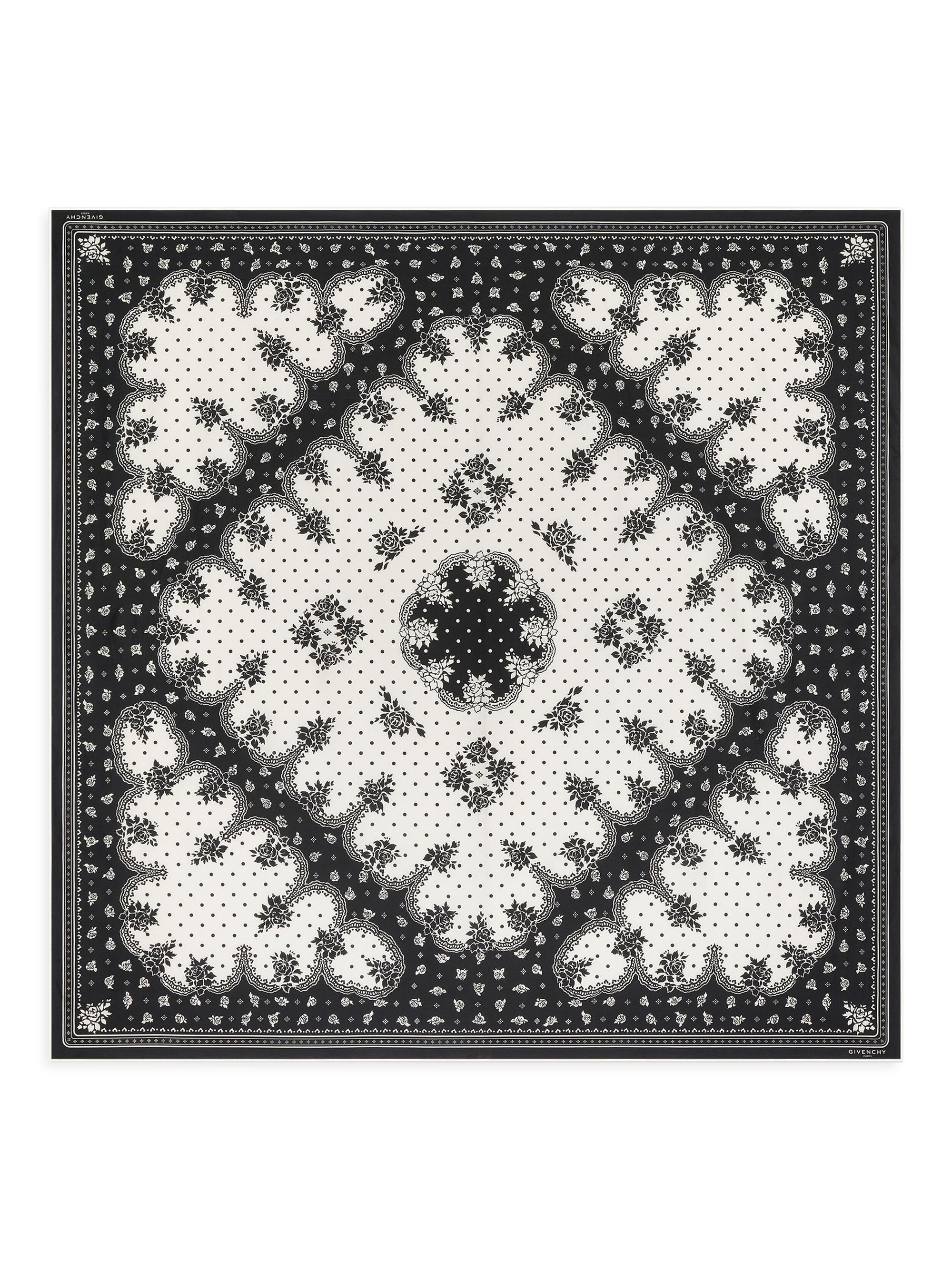 Givenchy Women's  Bandana in Cotton and Silk - Black