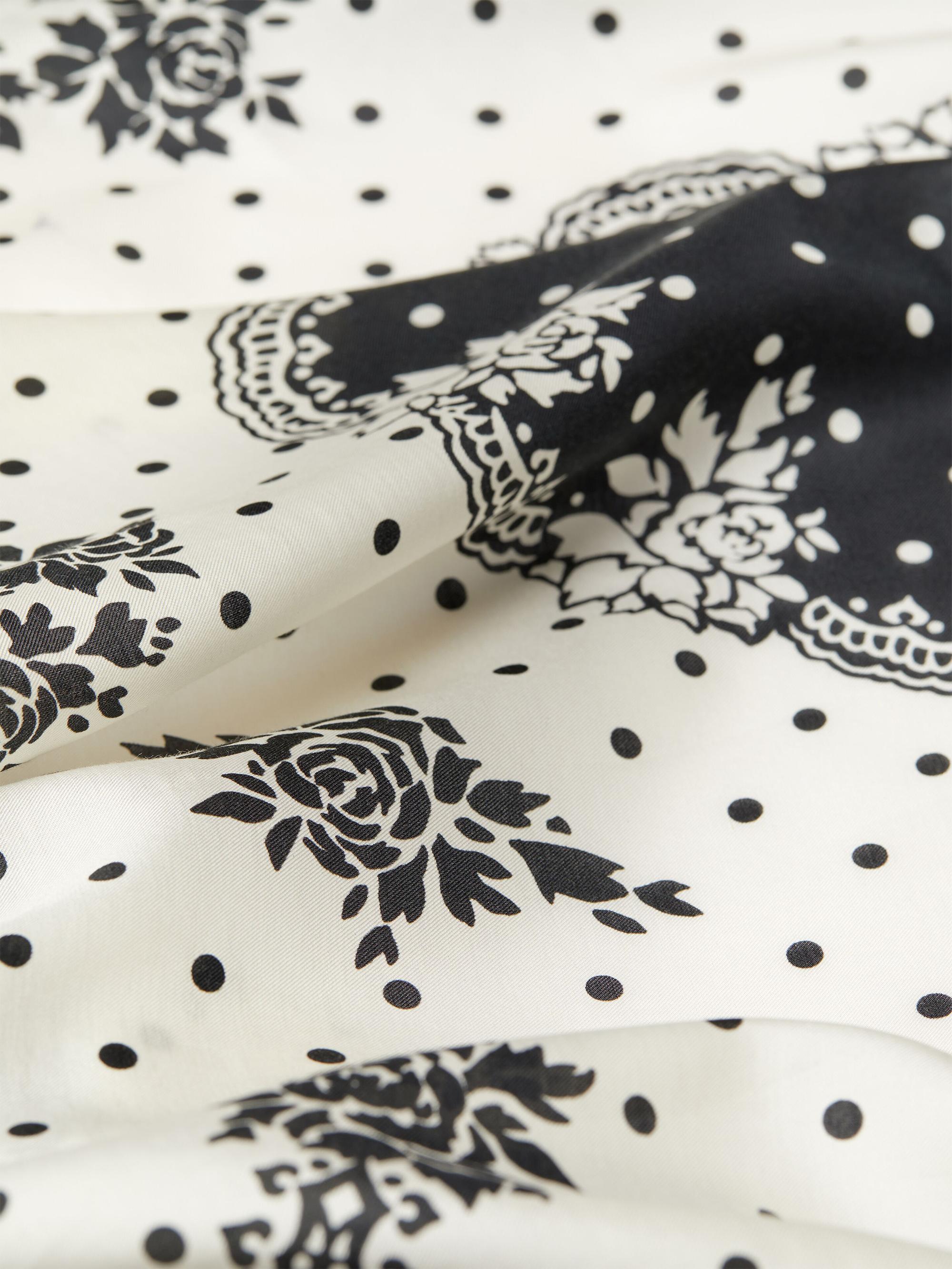 Givenchy Women's  Bandana in Cotton and Silk - Black | Thumbnail 2