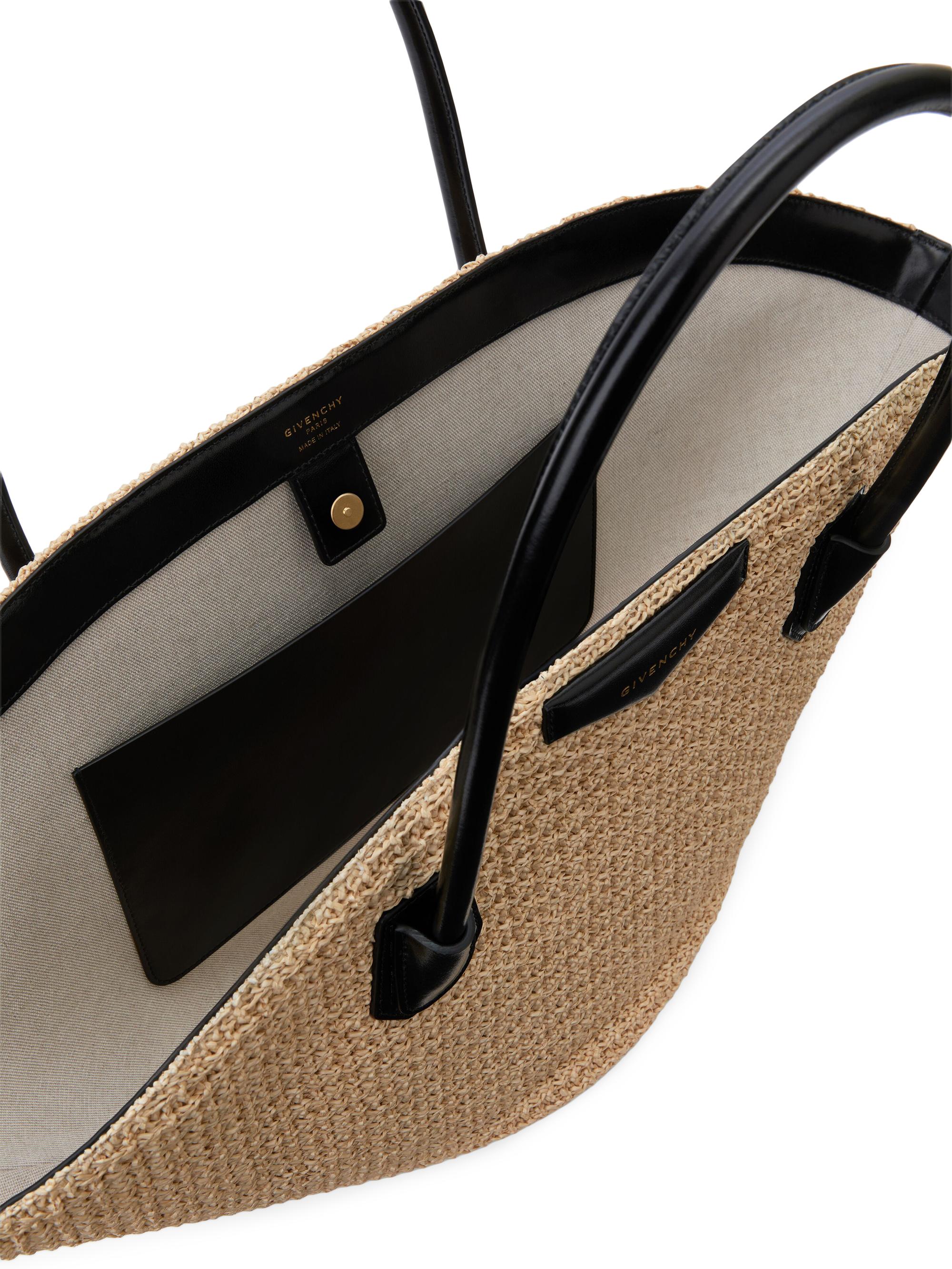 Givenchy Women's  Antigona Basket Tote Bag in Raffia - Natural | Thumbnail 5