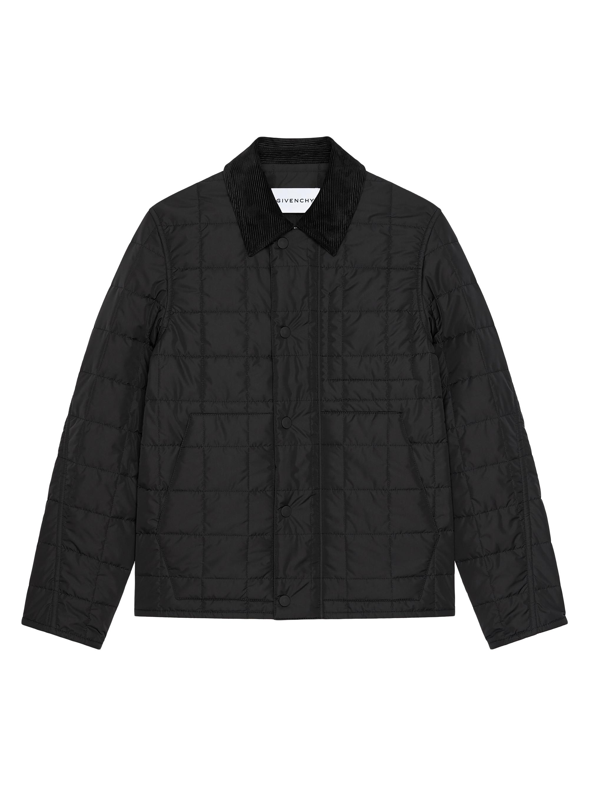 Givenchy Oversized Jacket In Boro-Effect Destroyed Checked Denim