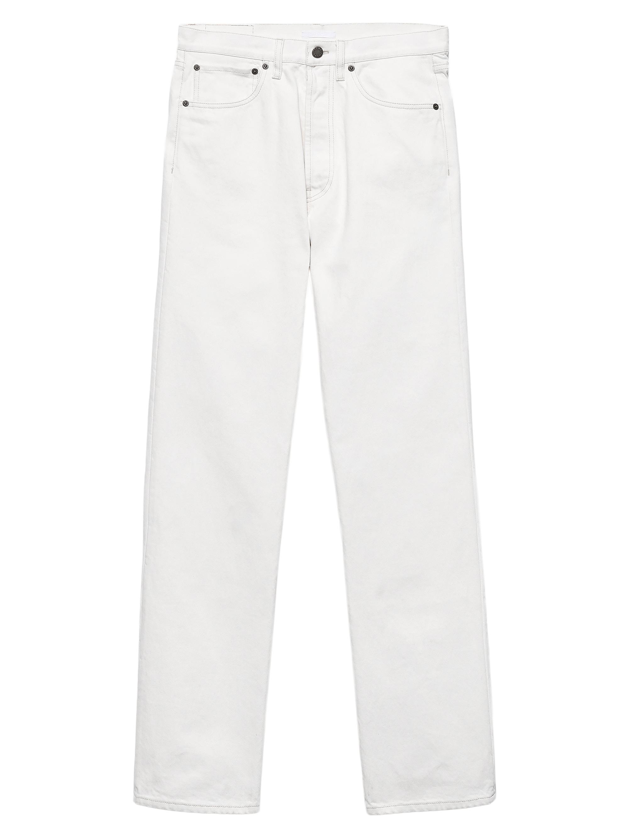 Prada Men's Old Denim Five-Pocket Jeans - White