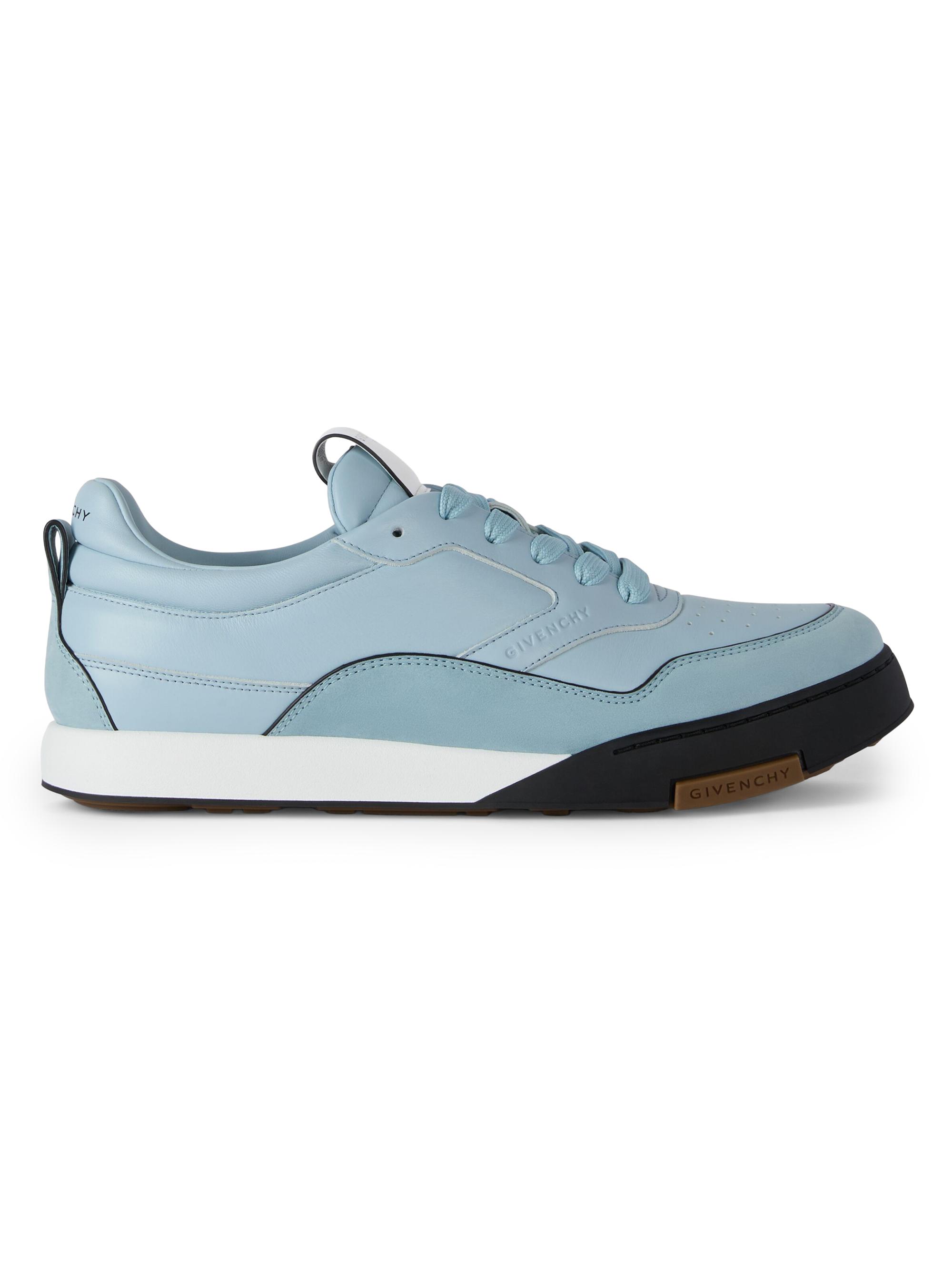 Givenchy Men's Yard Sneakers in Leather - Sky Blue Black