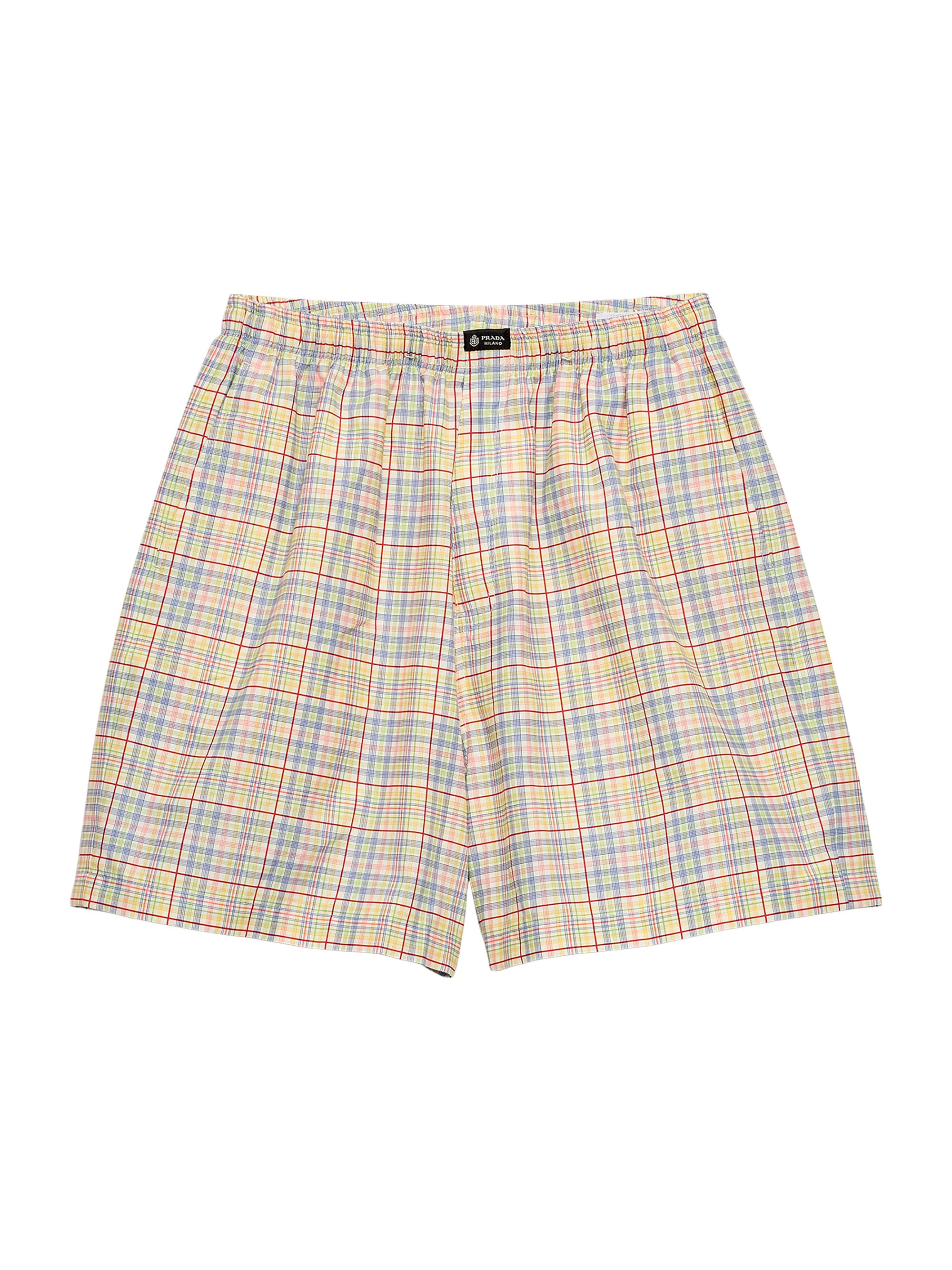 Prada Men's Cotton Bermuda Shorts - Blue