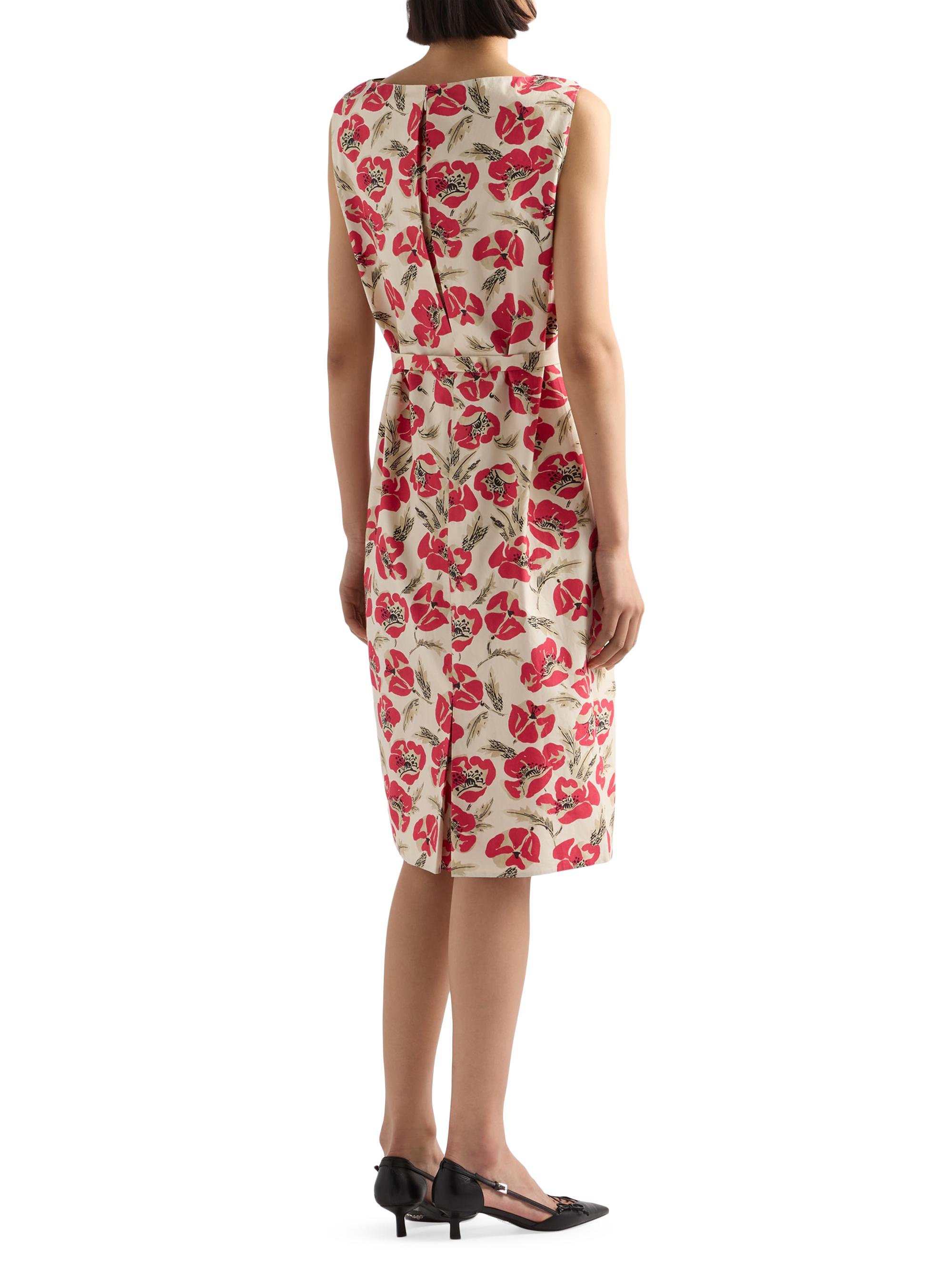 Printed Soft Poplin Dress