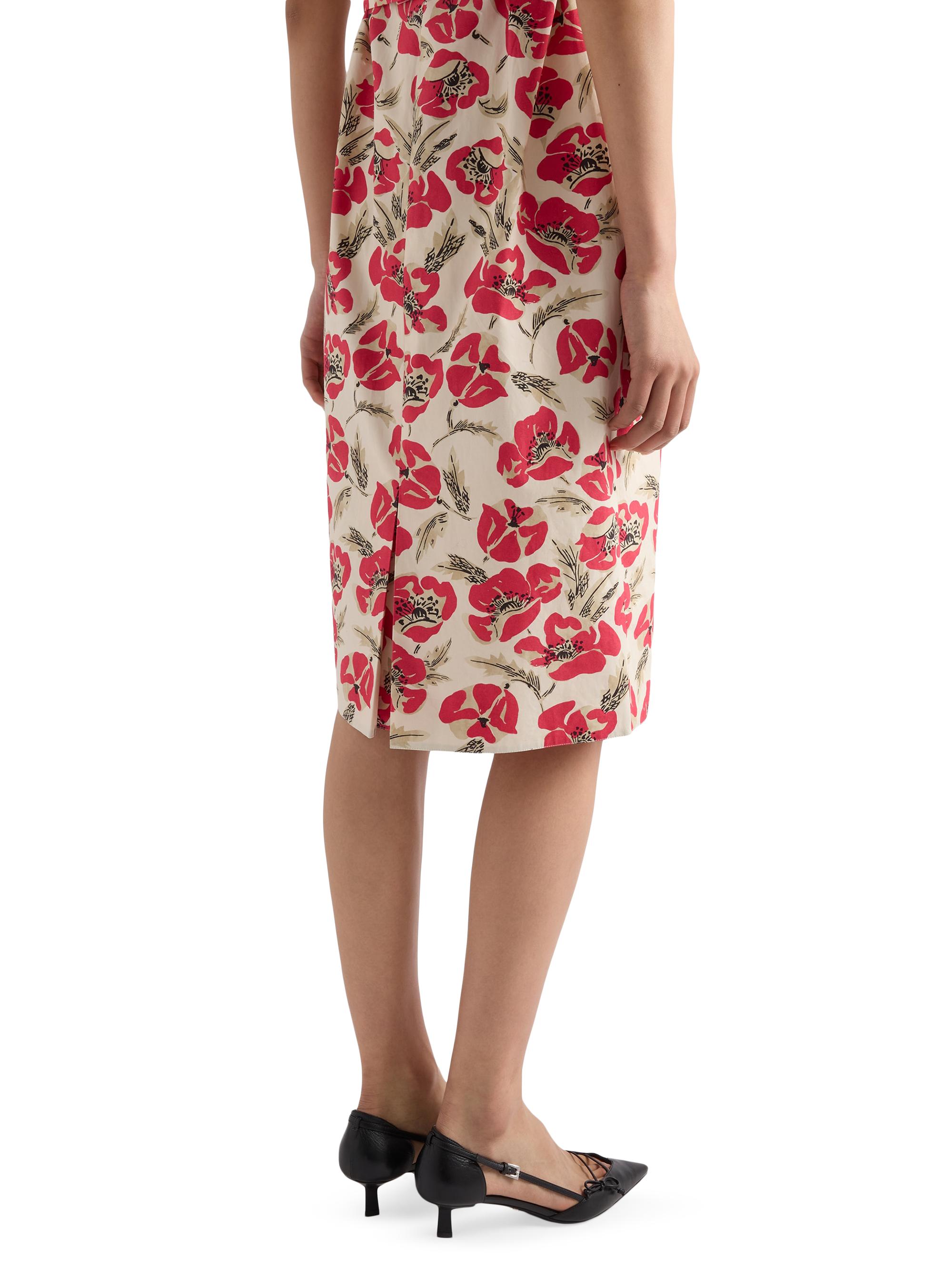 Printed Soft Poplin Dress
