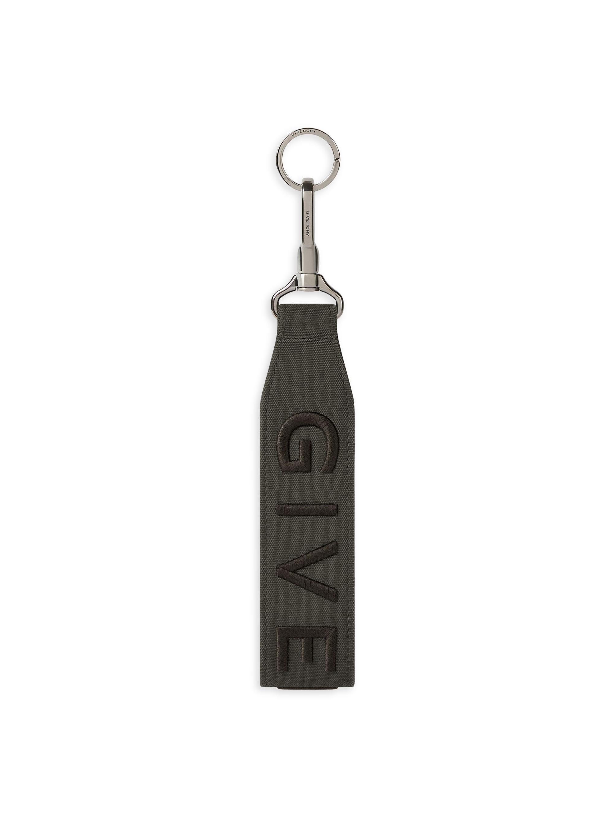 Givenchy Women's Cargo Key Ring in Canvas - Taupe - Women's Clothing