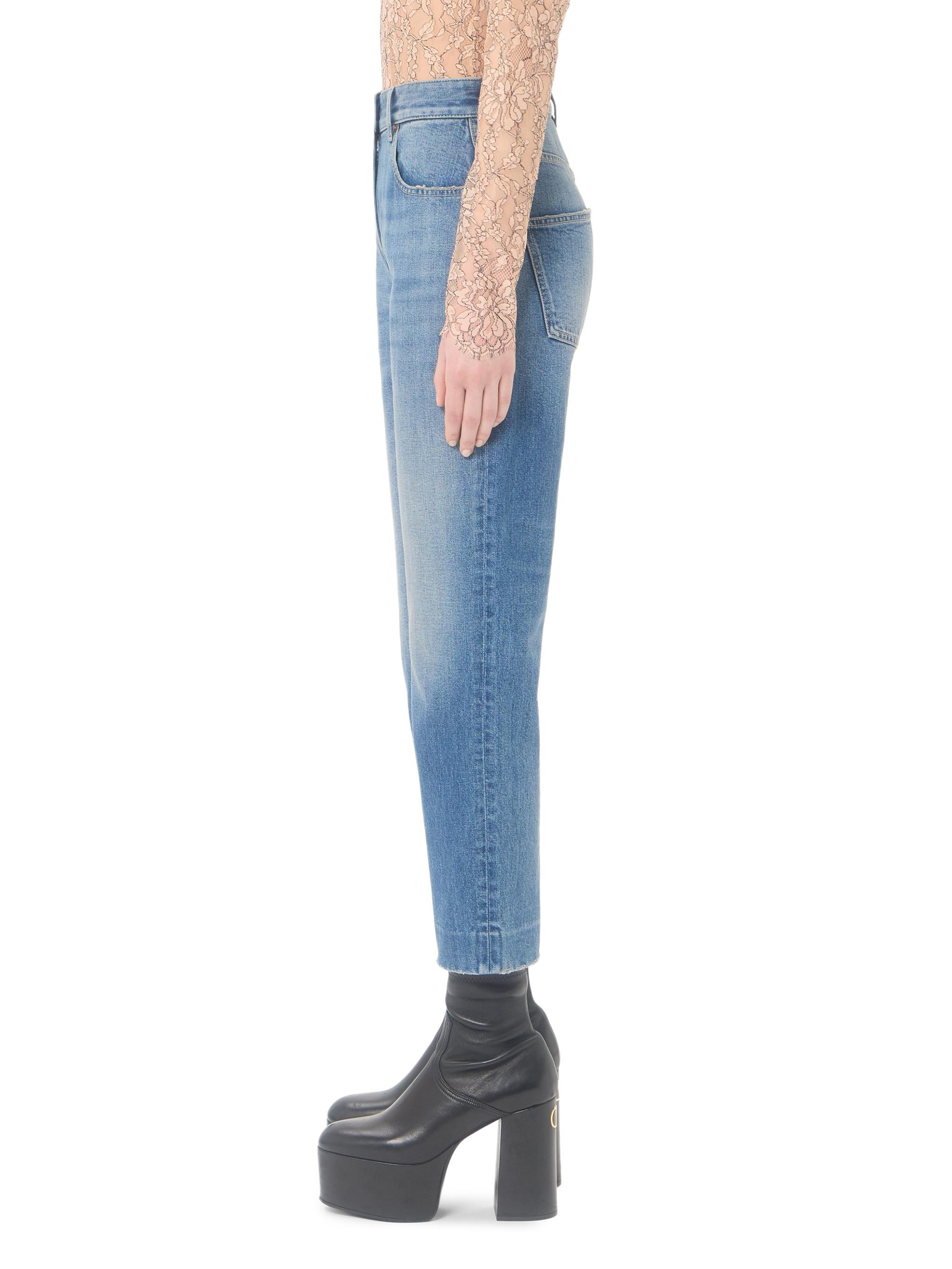 Valentino Garavani Women's Denim Pants - Denim | Thumbnail 4