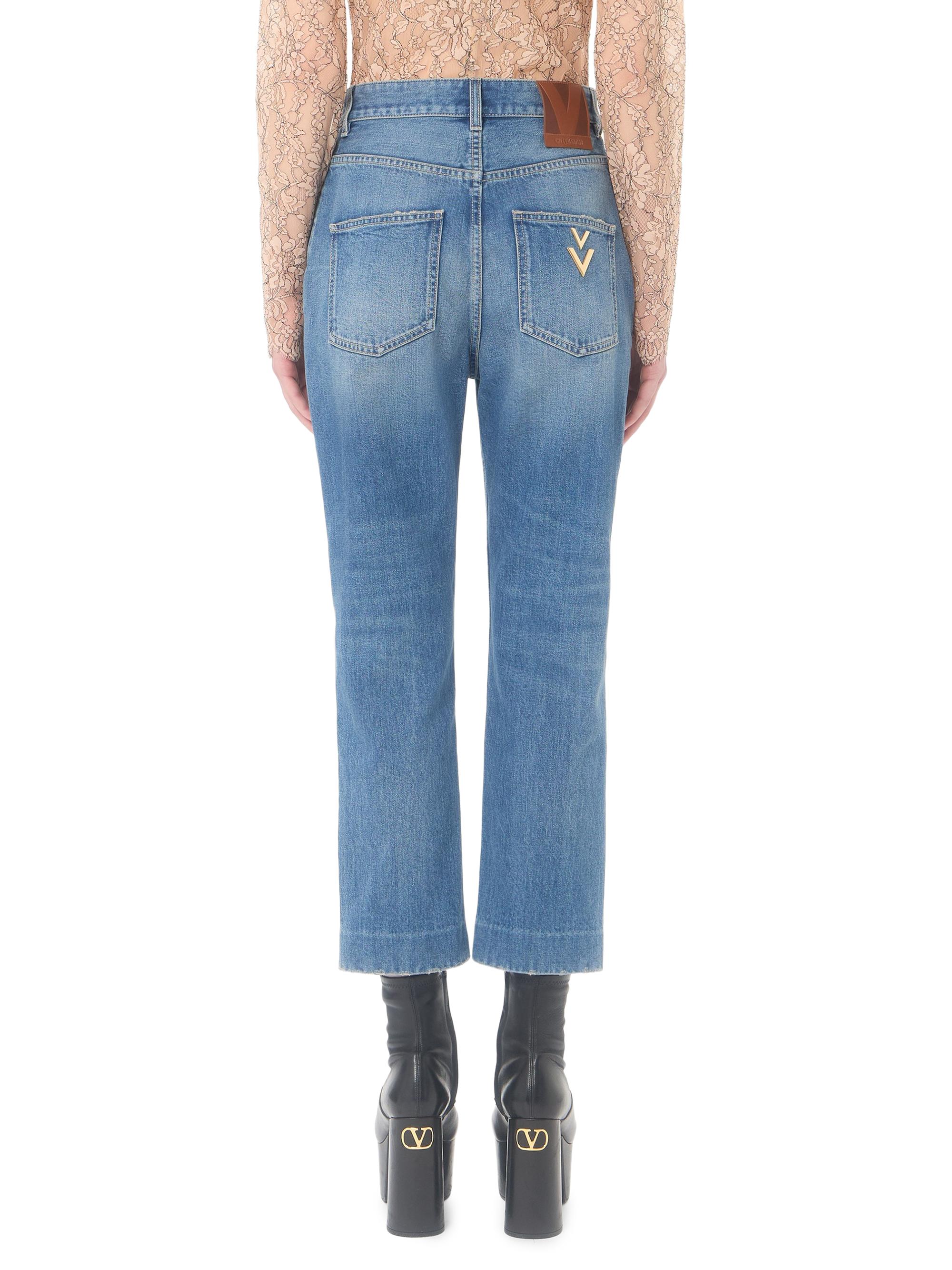 Valentino Garavani Women's Denim Pants - Denim | Thumbnail 5