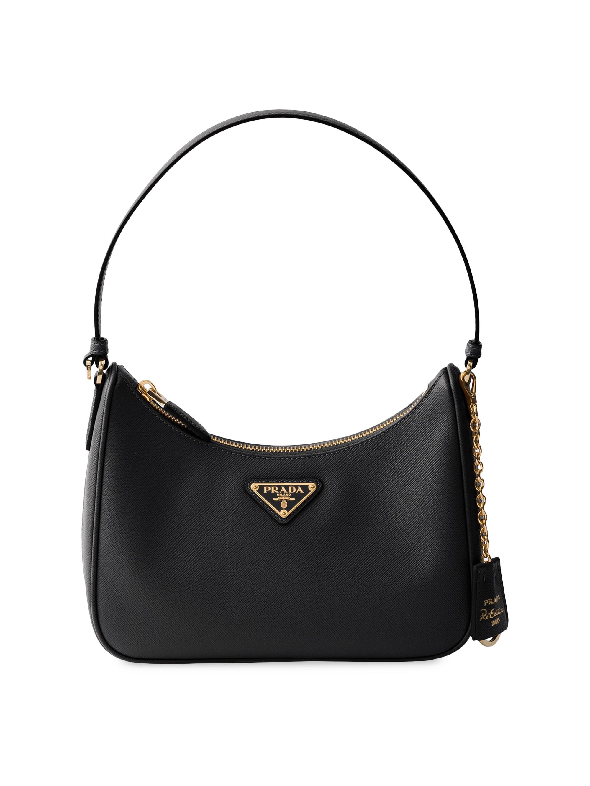 Prada Women's Re-Edition 2005 Saffiano Leather Shoulder Bag - Black