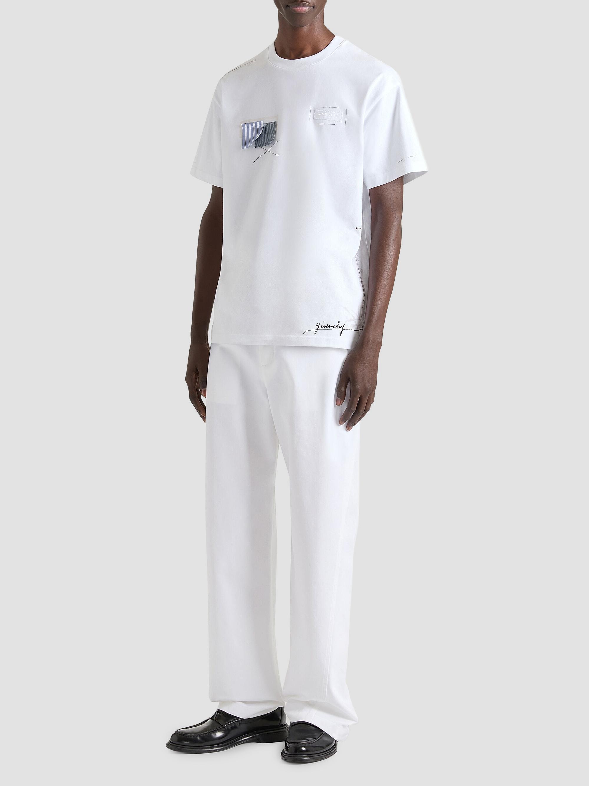 Givenchy T-Shirt in Cotton with Trompe Atelier Print | Saks Fifth