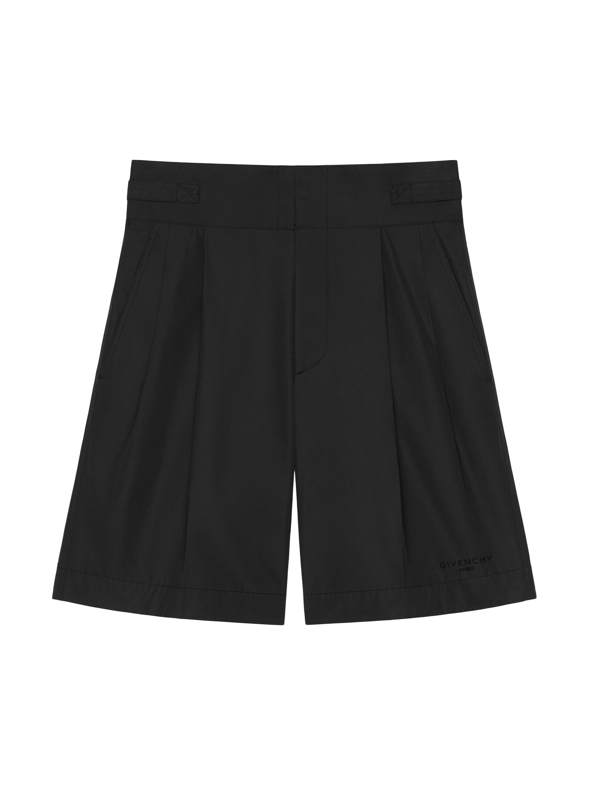 Givenchy Men's Bermuda Shorts in Poplin - Black