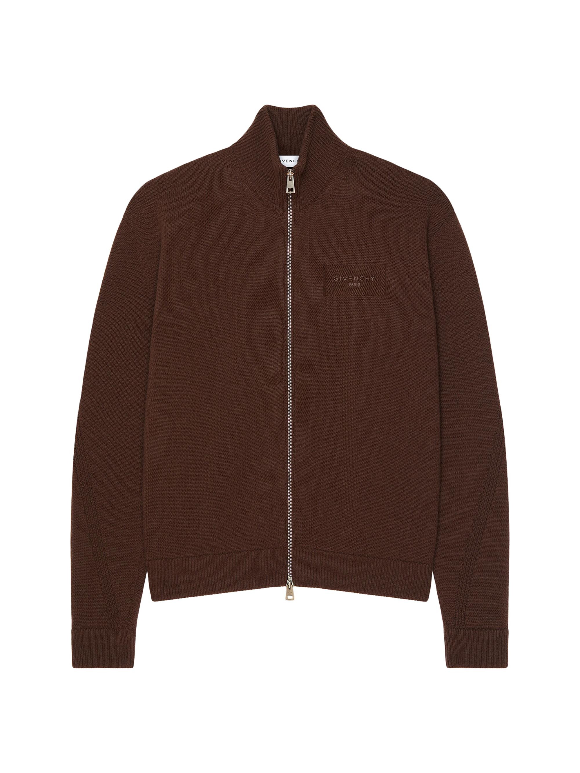 Dries Van Noten Monty Rib-Knit Wool Zip-Front Sweater | Saks Fifth