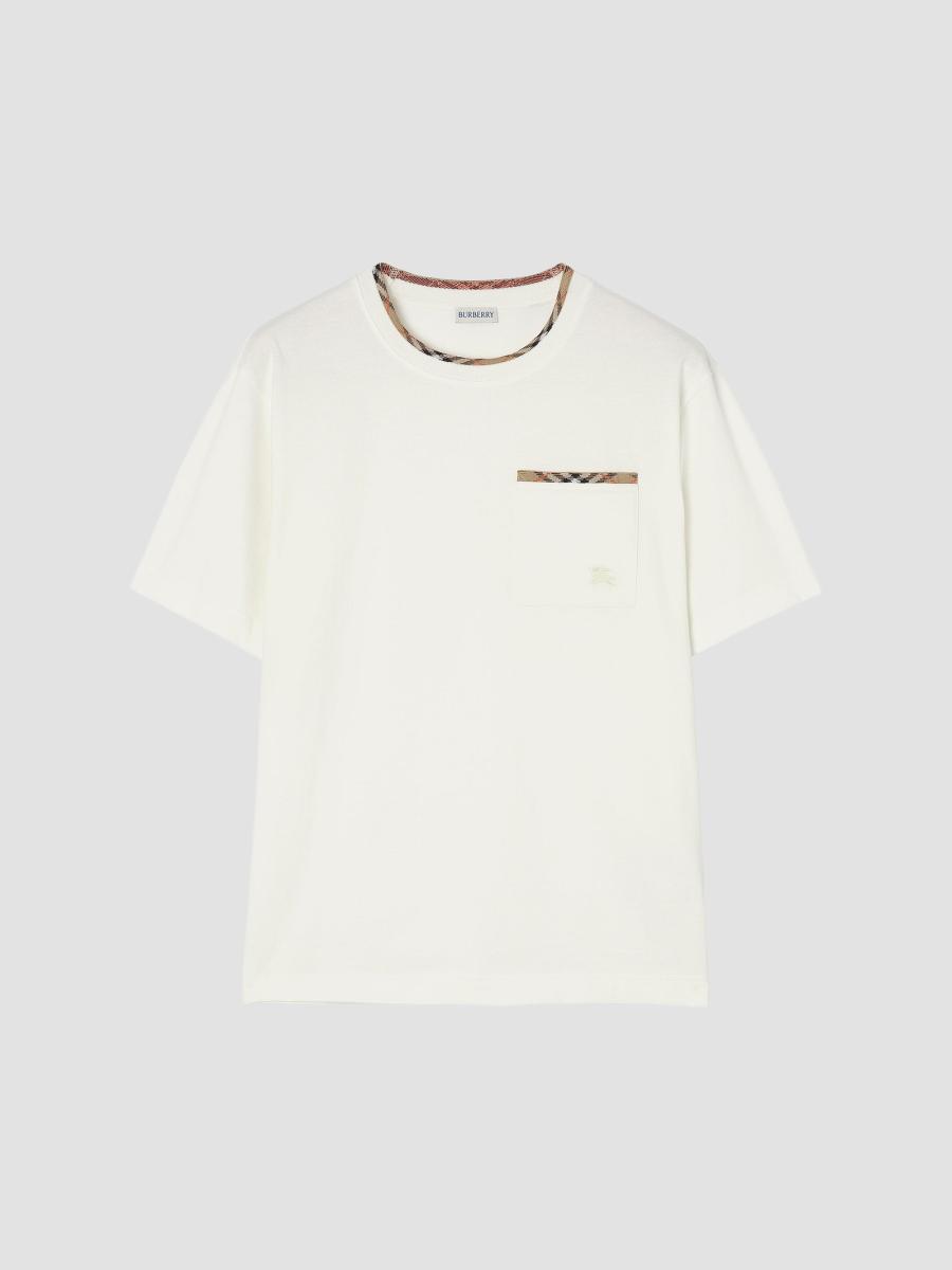 BURBERRY tシャツ Burberry Ryan Check Cotton T-Shirt | Saks Fifth Avenue