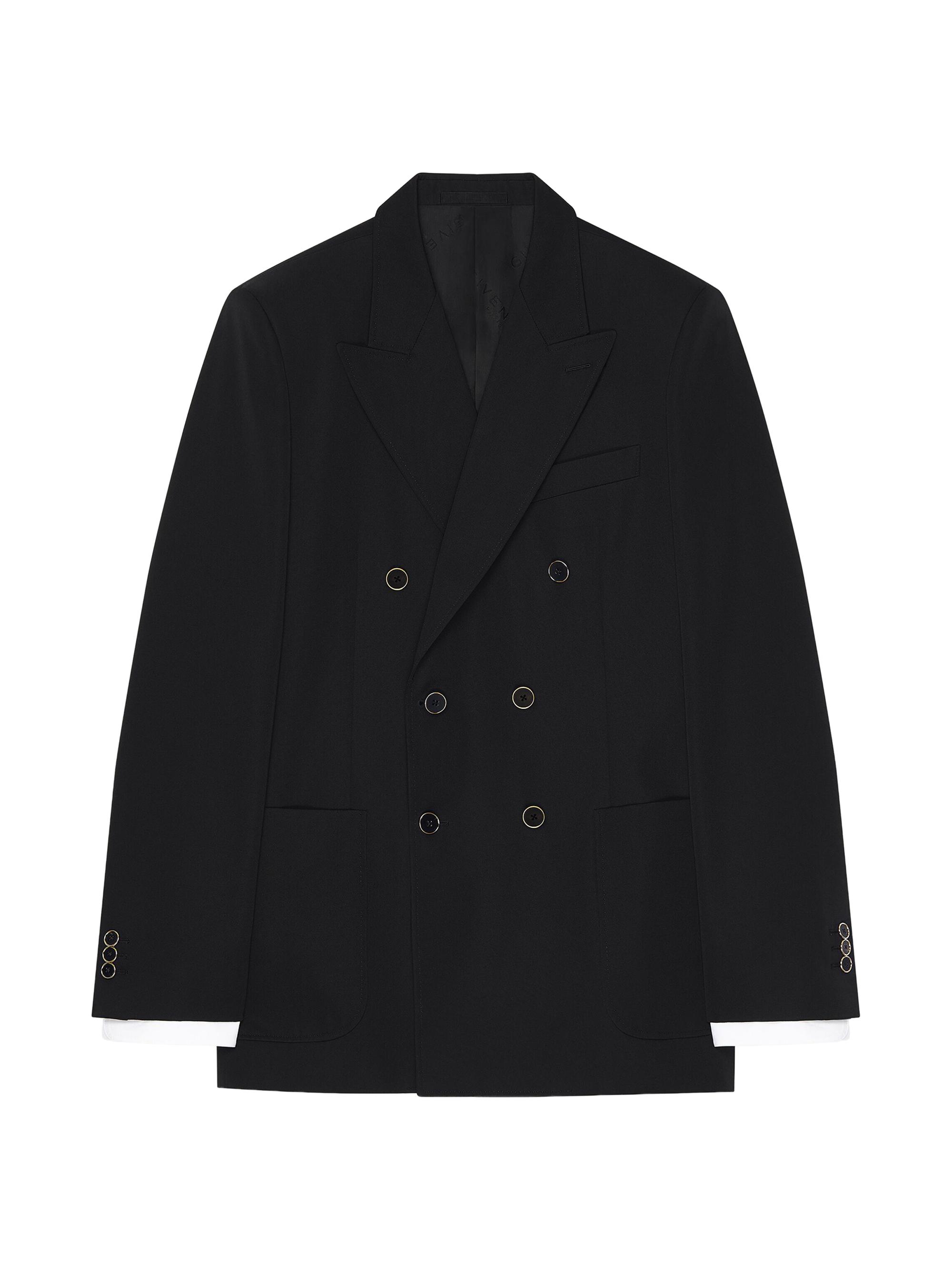 Valentino Garavani Double-Breasted Wool Gabardine Jacket | Saks