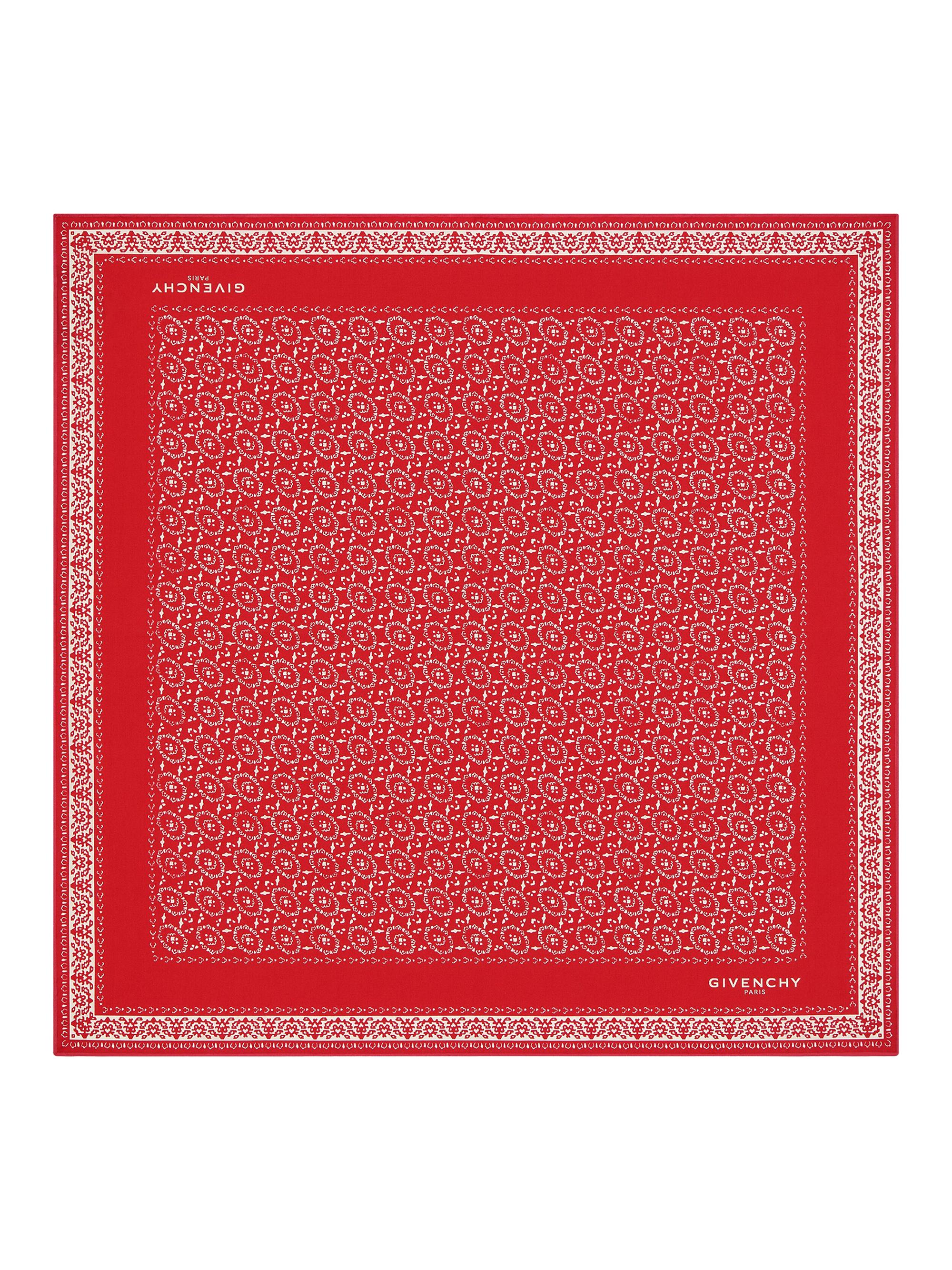 Givenchy Men's Bandana in Cotton - Red