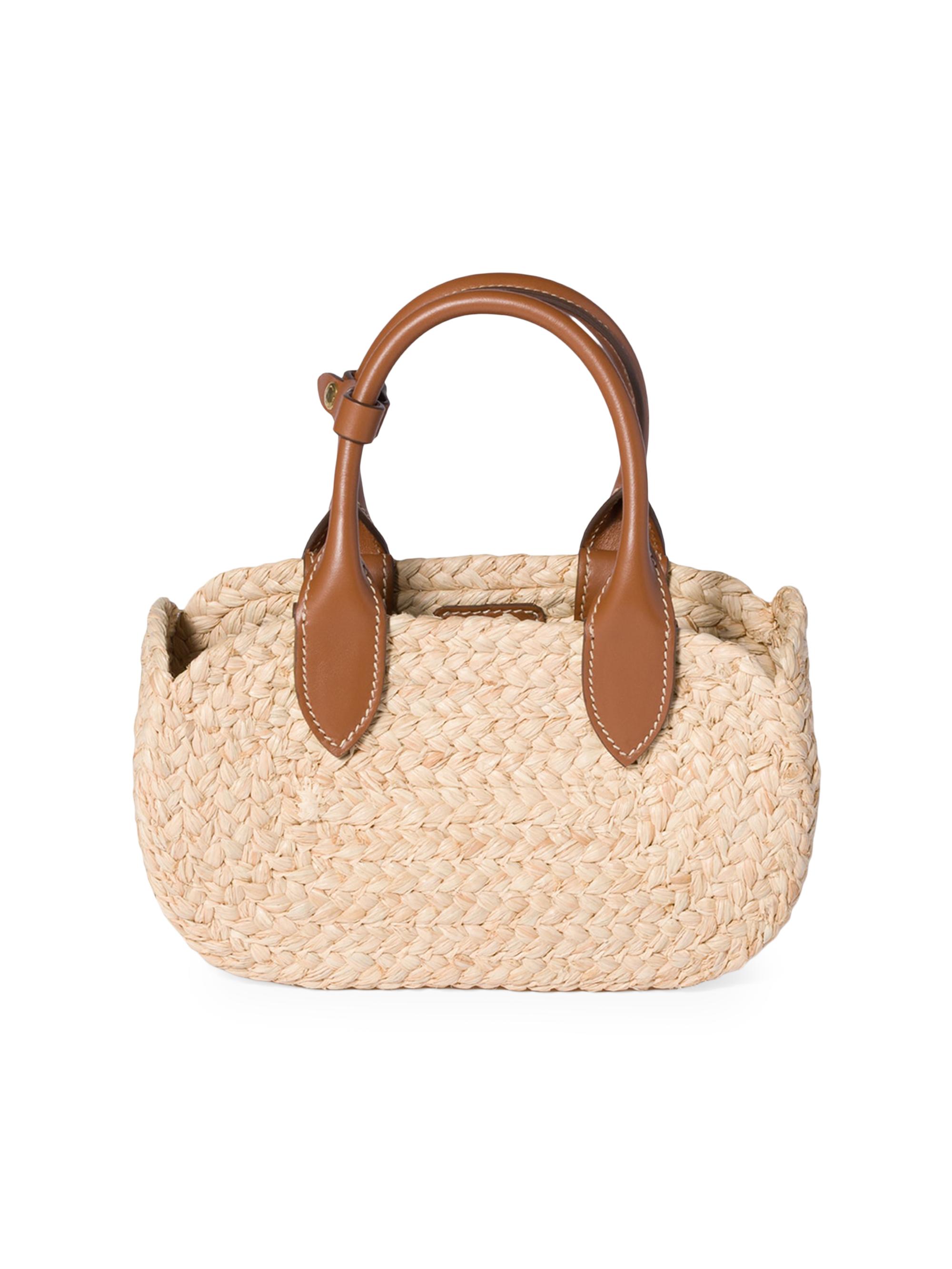 Miu Miu Raffia Top Handle Bag | Saks Fifth Avenue