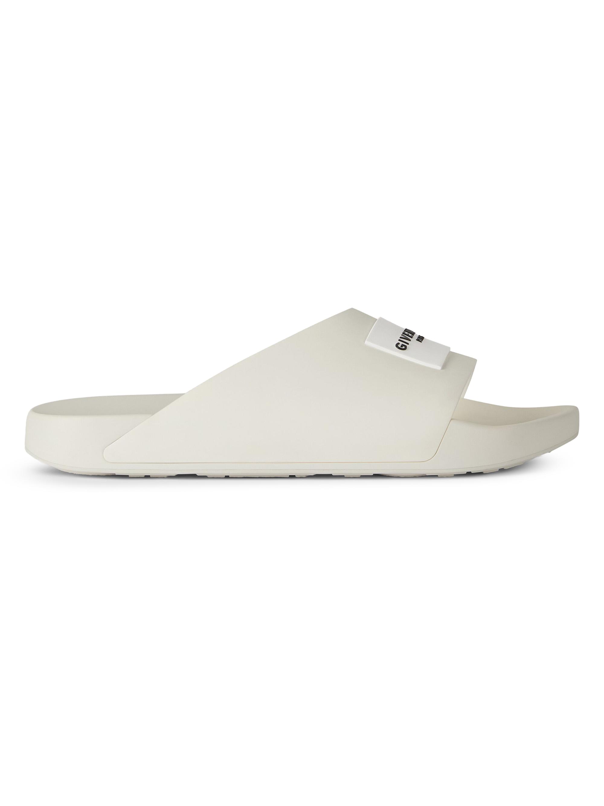 Givenchy Men's Label Slide Mules in Rubber -
