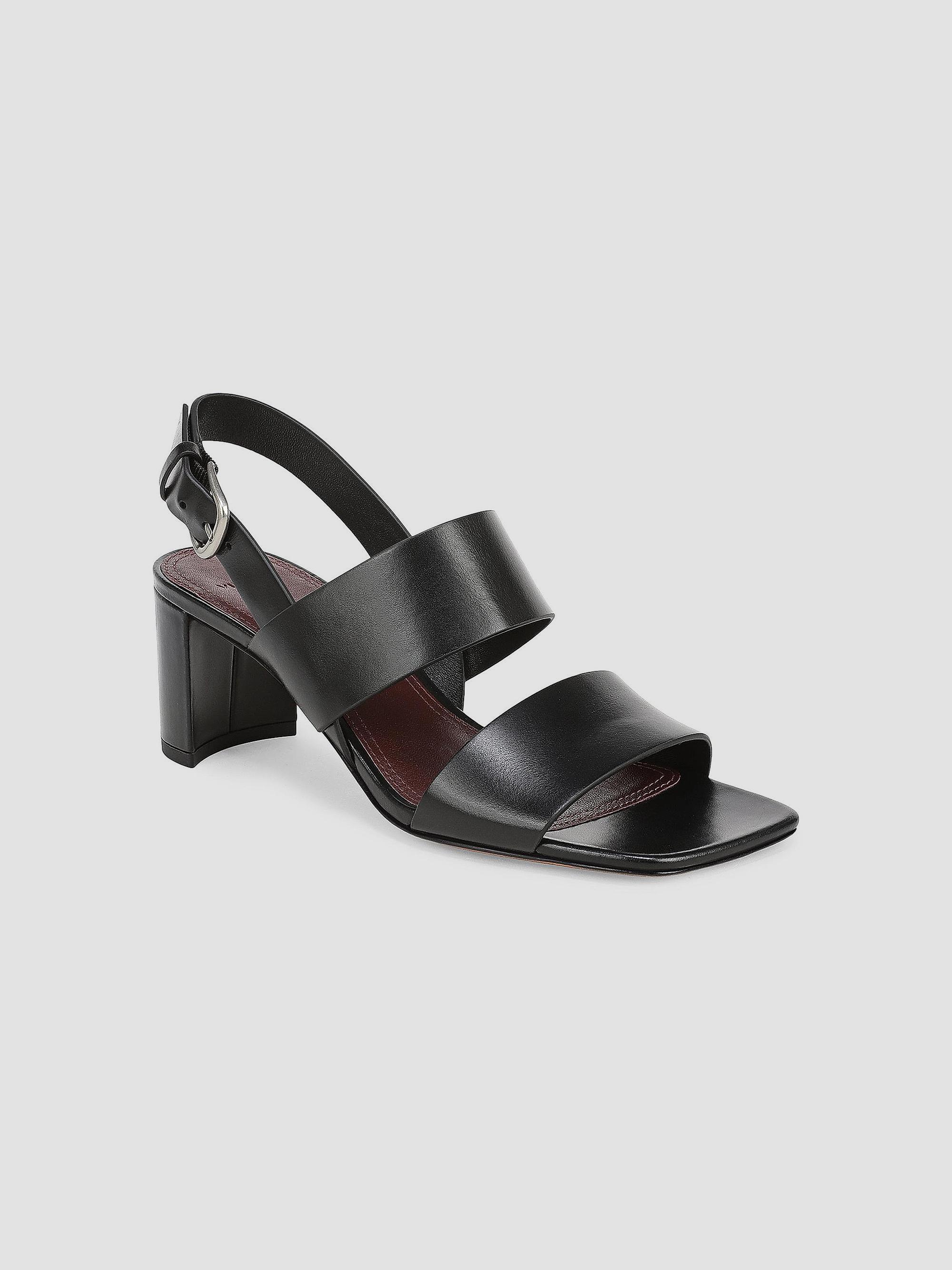 Vince Oliana 65MM Leather Block-Heel Sandals | Saks Fifth Avenue