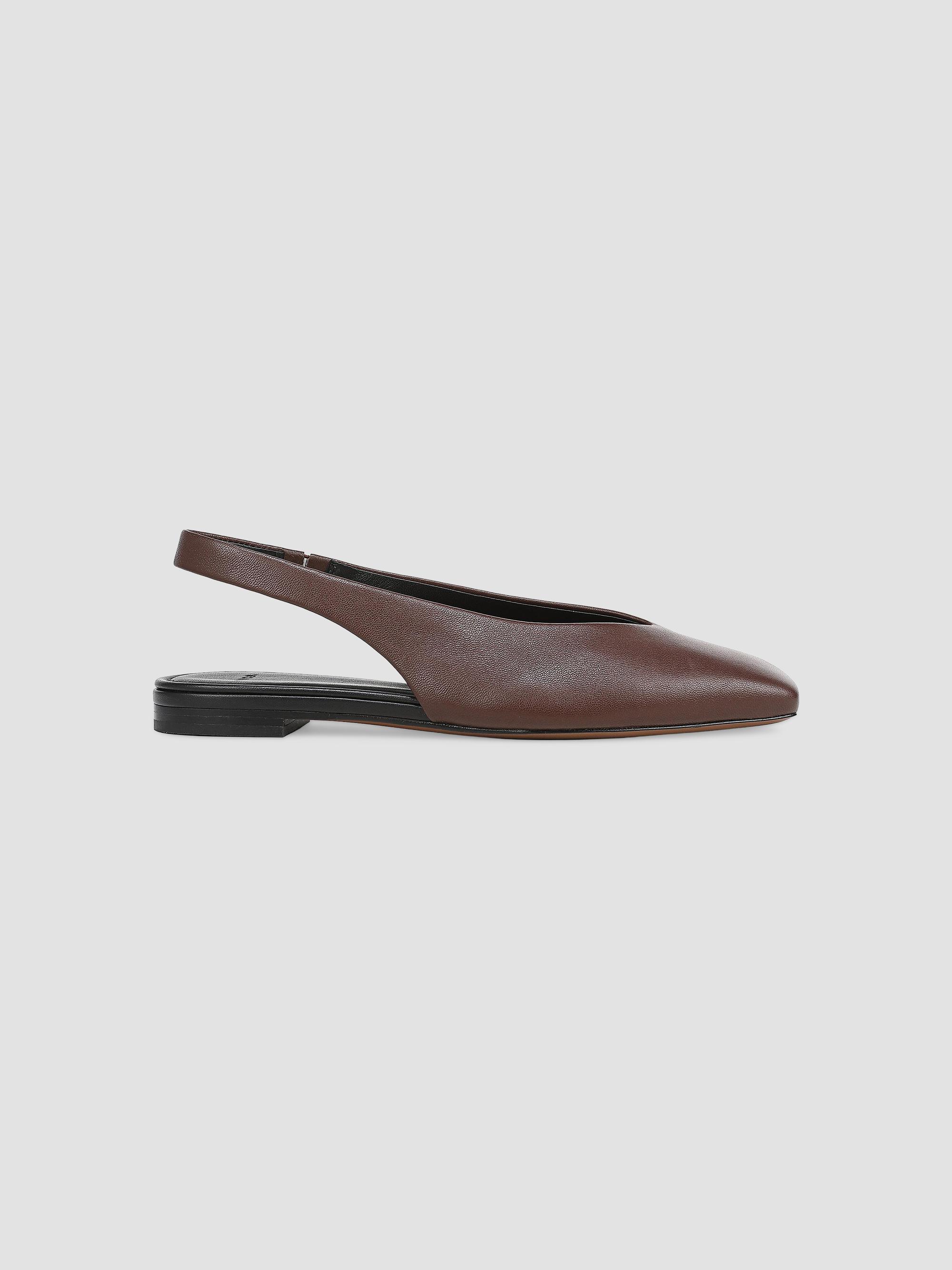Vince Women's Darlina Leather Slingback Flats - Molton Brown | Thumbnail 5