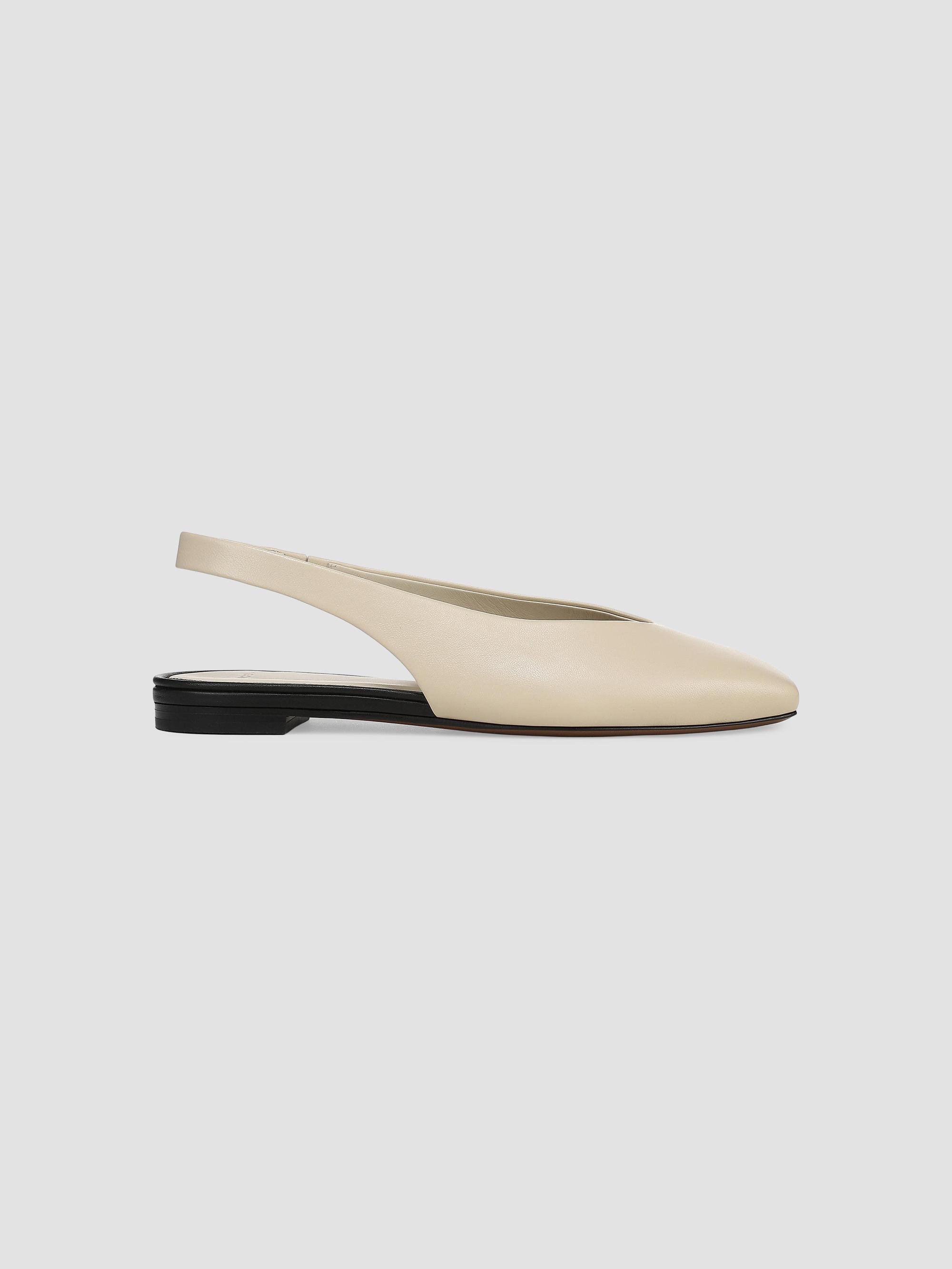 Vince Women's Darlina Leather Slingback Flats - Moonlight | Thumbnail 5