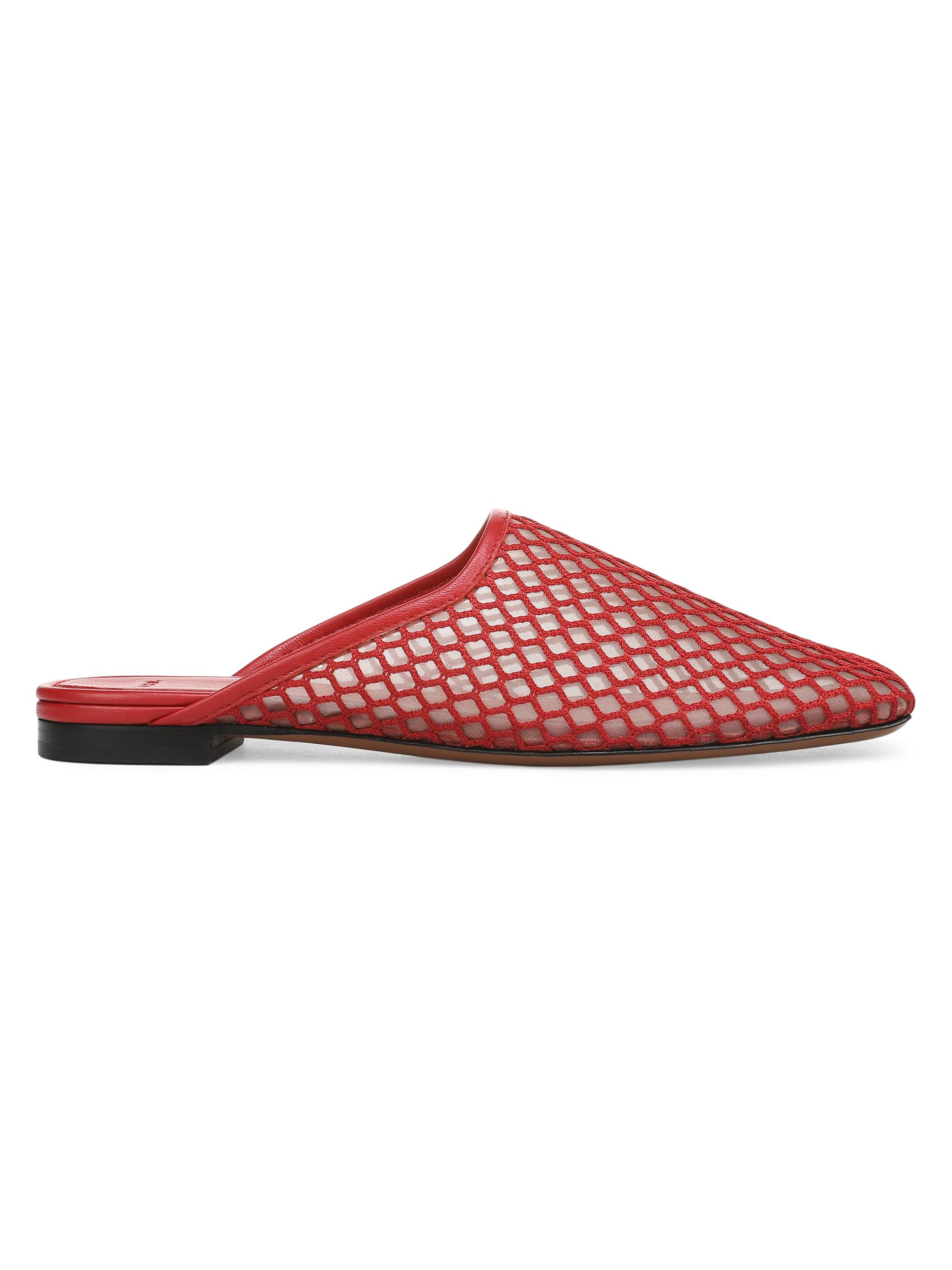 Vince Women's Dakota Mesh Mules - Rouge Red | Thumbnail 5