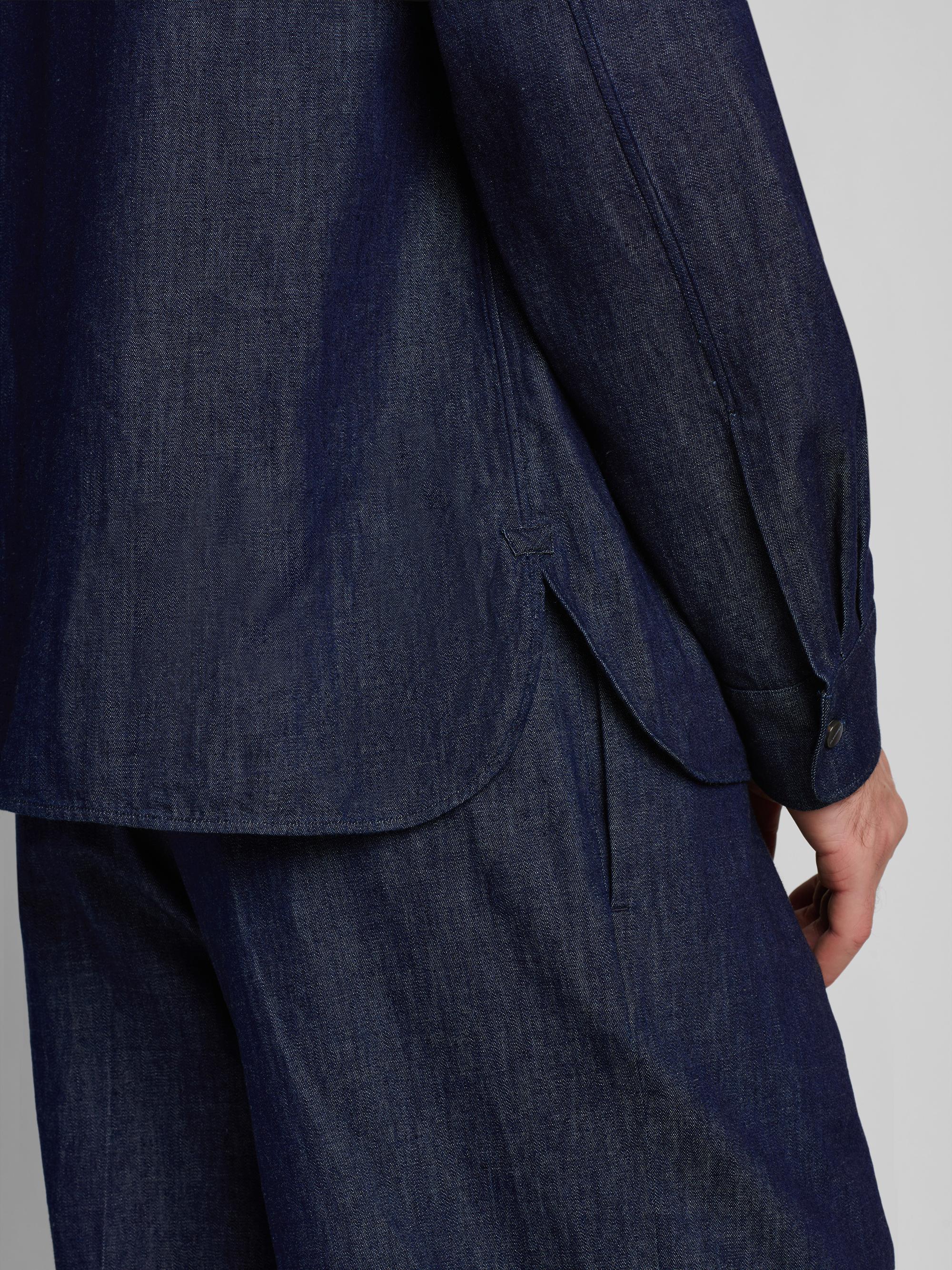 Jil Sander Chambray Button-Front Utility Shirt | Saks Fifth Avenue