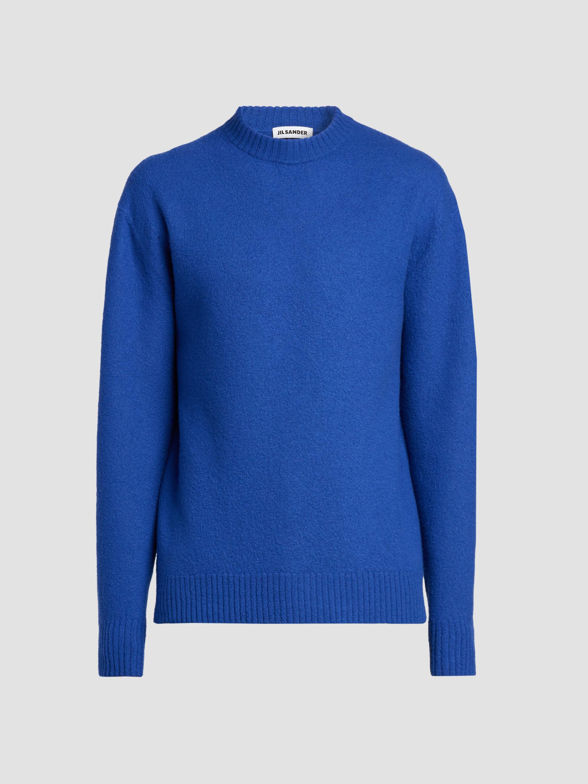 Jil Sander Bouclé Wool-Cashmere Crewneck Sweater | Saks Fifth Avenue