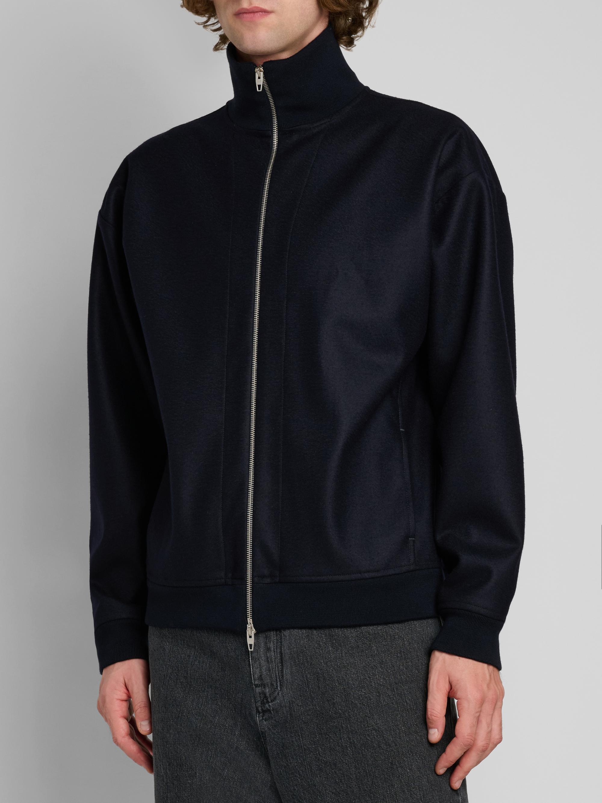Jil Sander Melton Wool Zip-Front Jacket | Saks Fifth Avenue