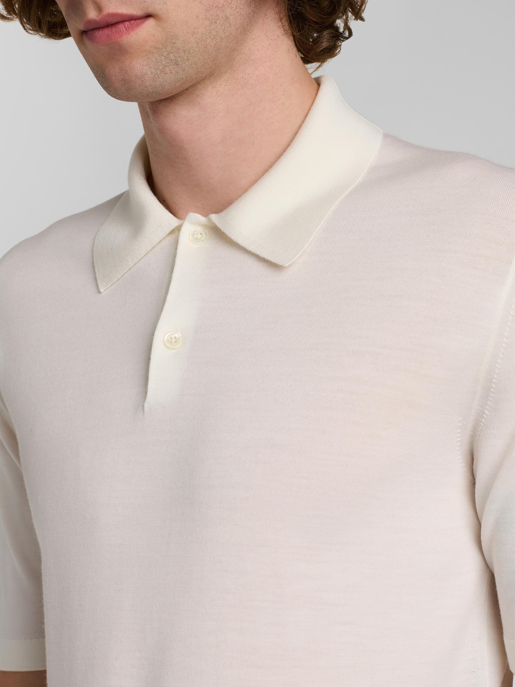 Jil Sander Men's Fine Wool Polo Shirt - Piuma | Thumbnail 5