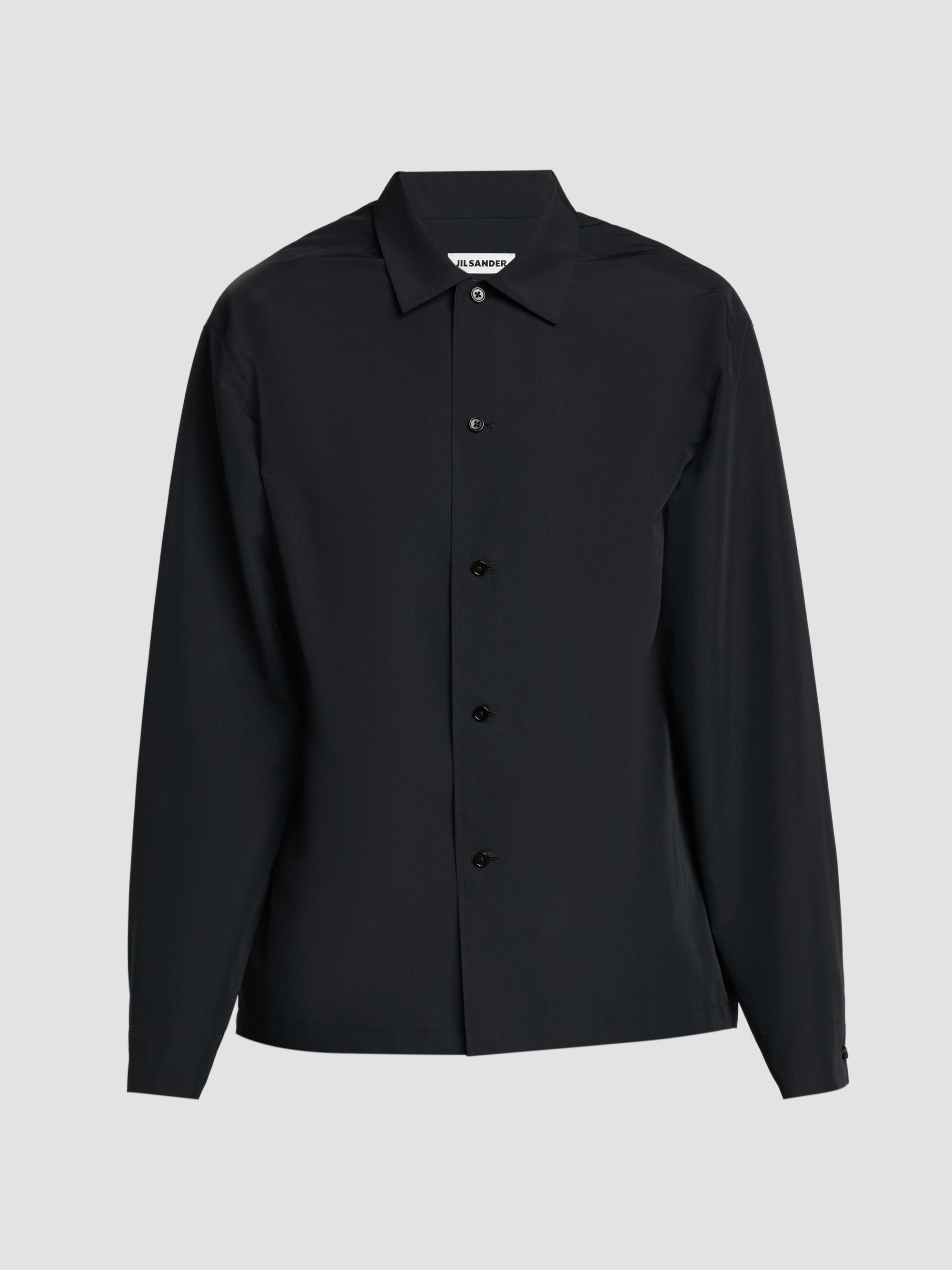 Jil Sander Chambray Button-Front Utility Shirt | Saks Fifth Avenue