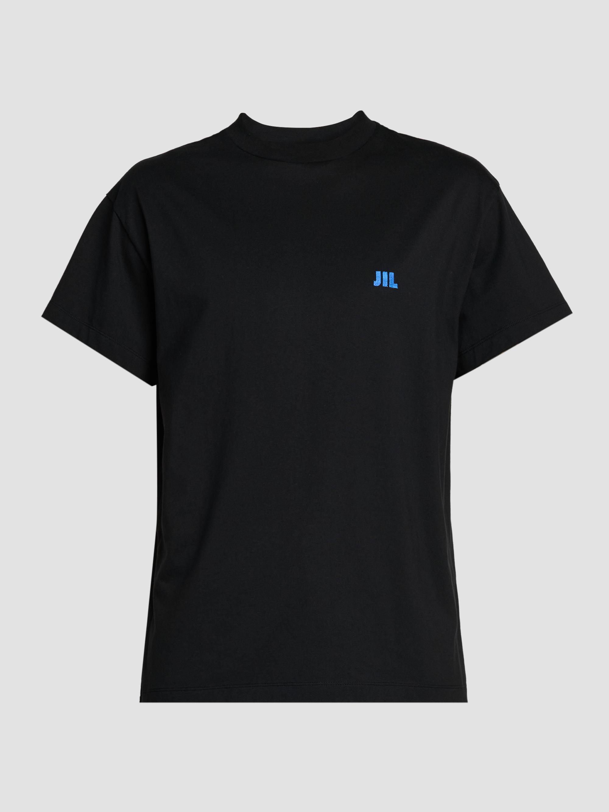 Jil Sander Embroidered Logo Crewneck T-Shirt | Saks Fifth Avenue