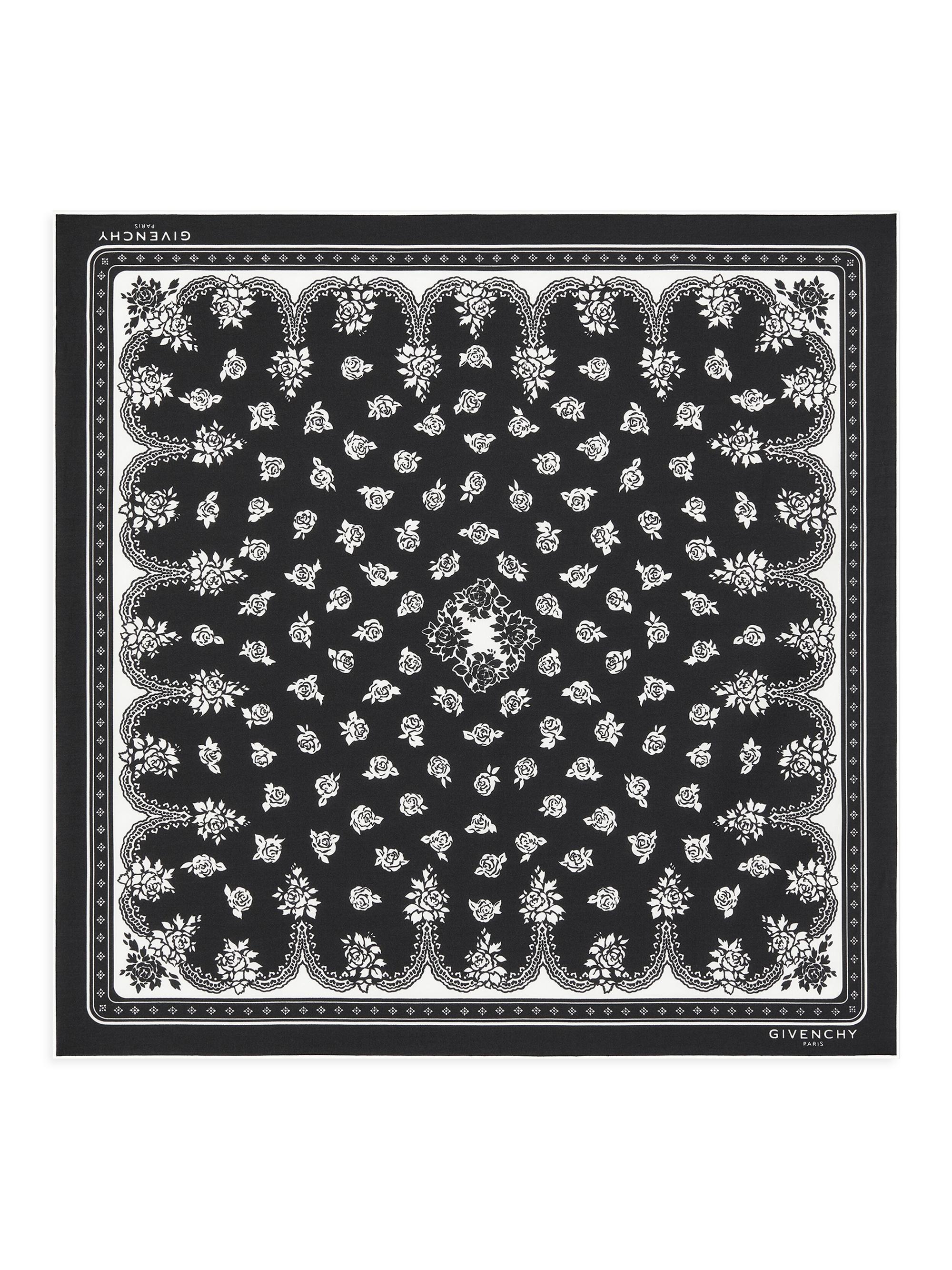 Givenchy Women's Bandana in Cotton and Silk - Black