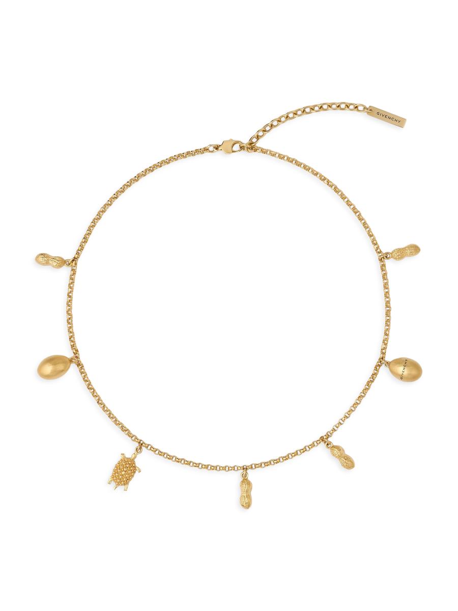 Givenchy Lucky Charms Necklace In Metal In Gold