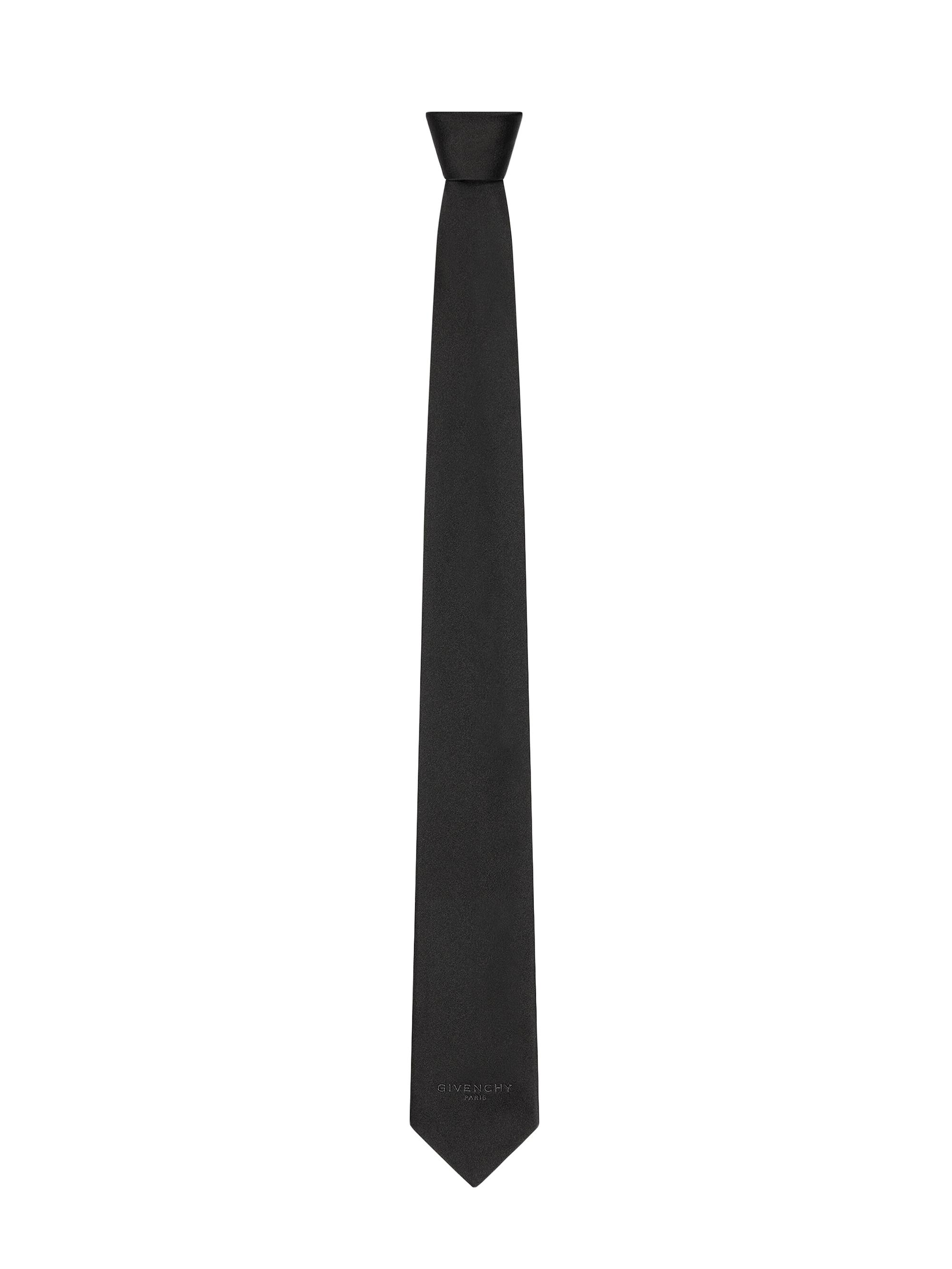 Givenchy Men's Paris Tie in Silk Jacquard - Black