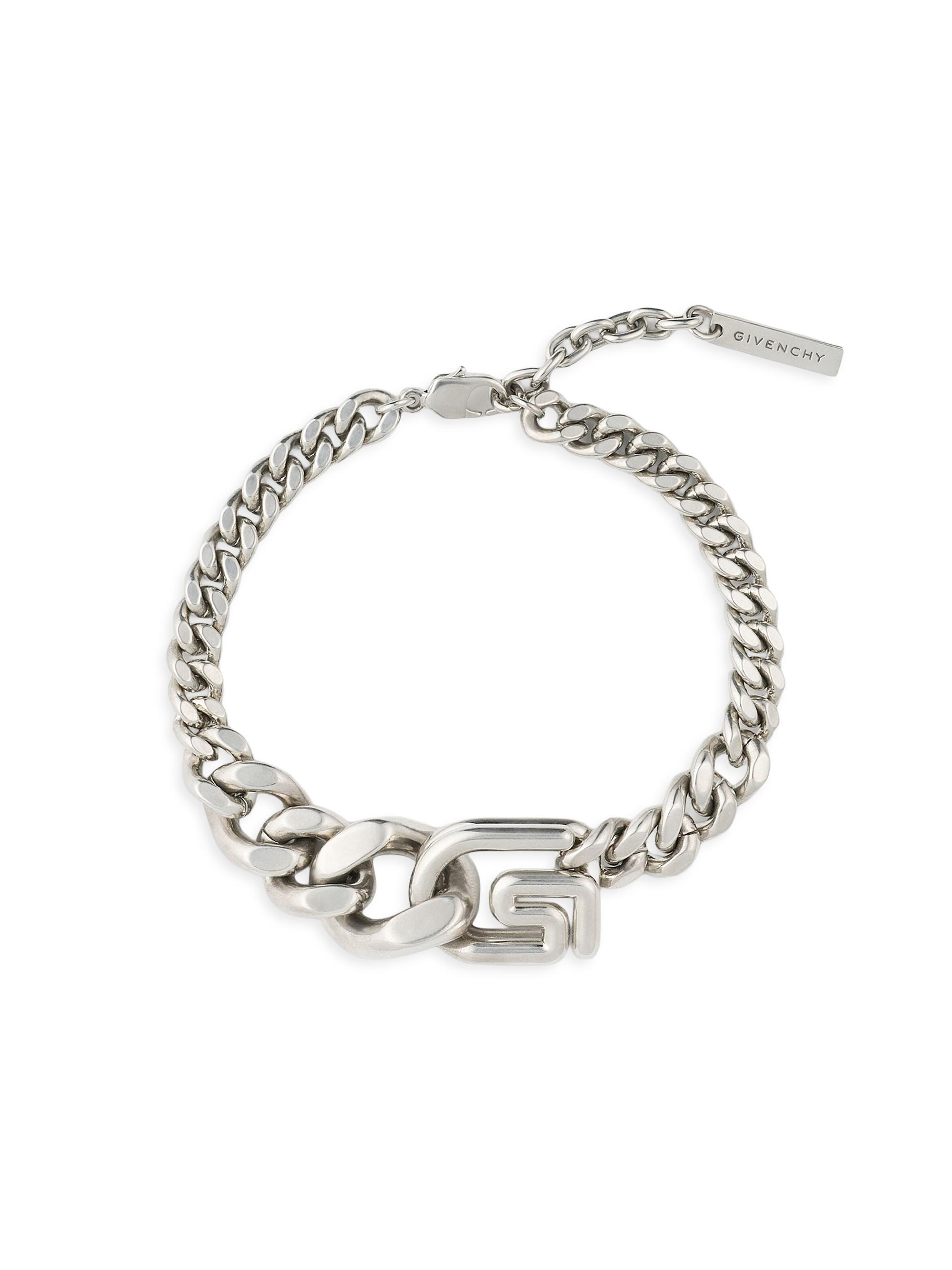 Balenciaga BB Icon Thin Gourmette Bracelet | Saks Fifth Avenue
