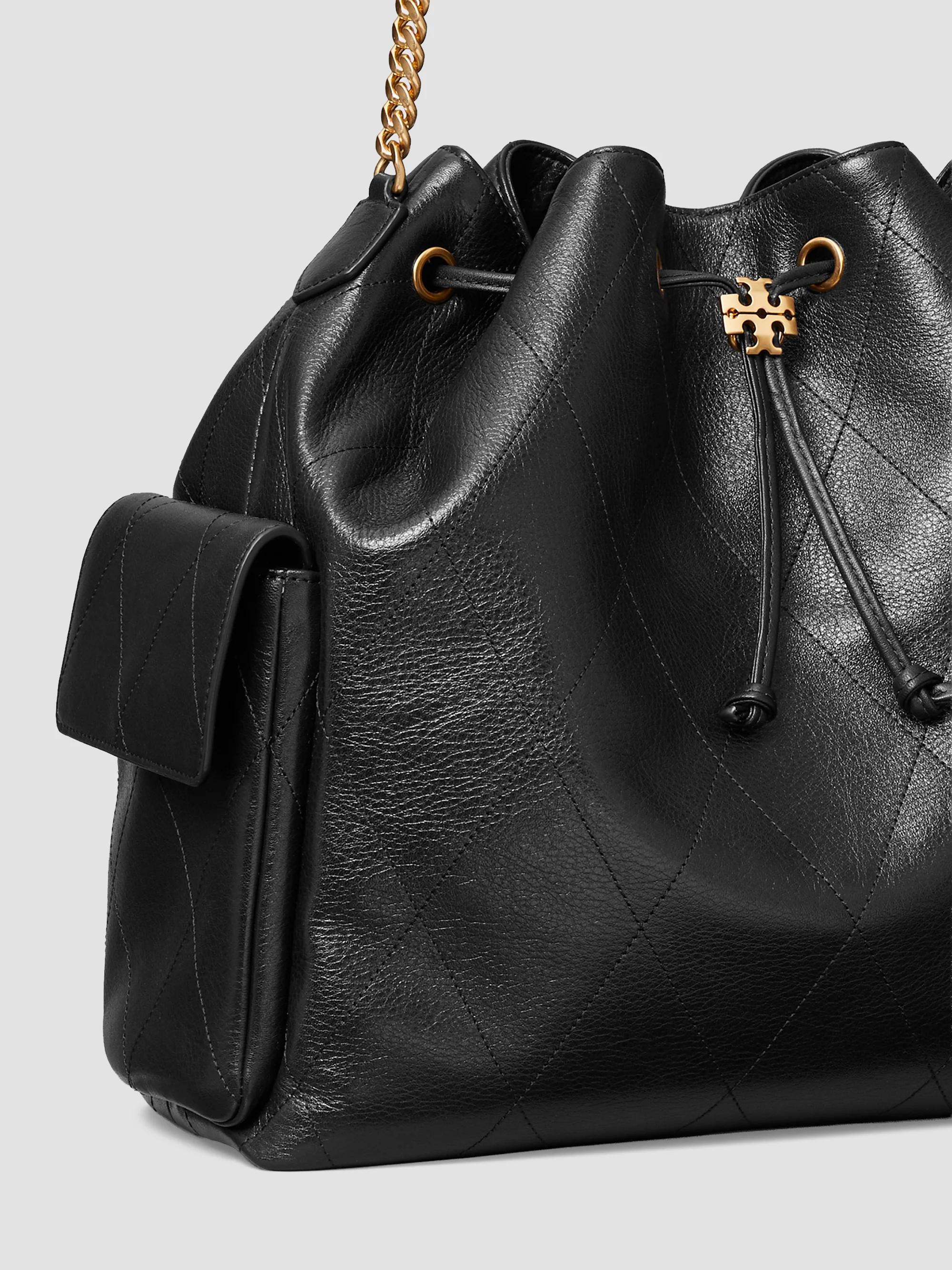 Tory Burch Large Charlie Quilted Drawstring Shoulder Bag | Saks