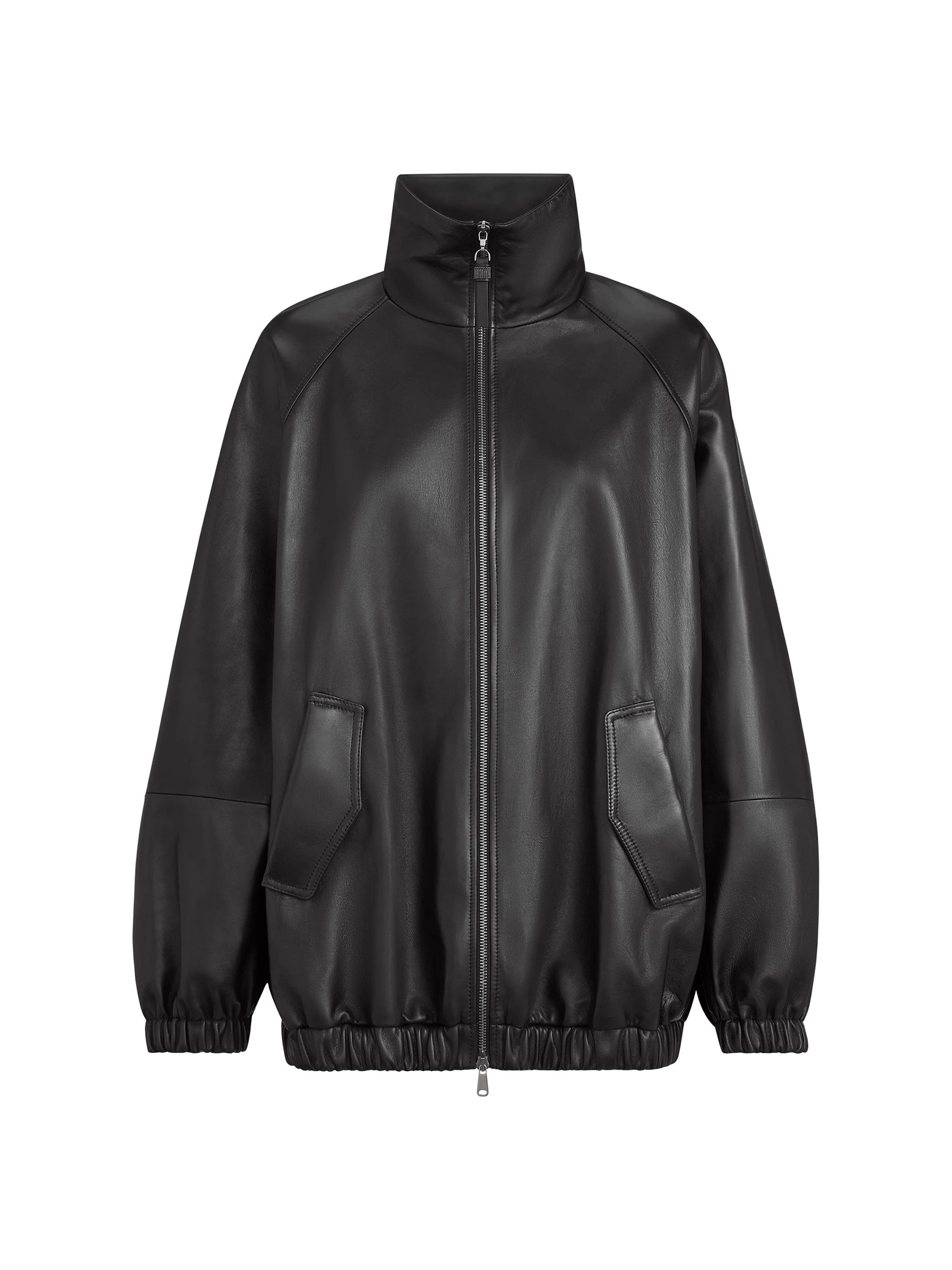 Prada Nappa Leather Biker Jacket | Saks Fifth Avenue