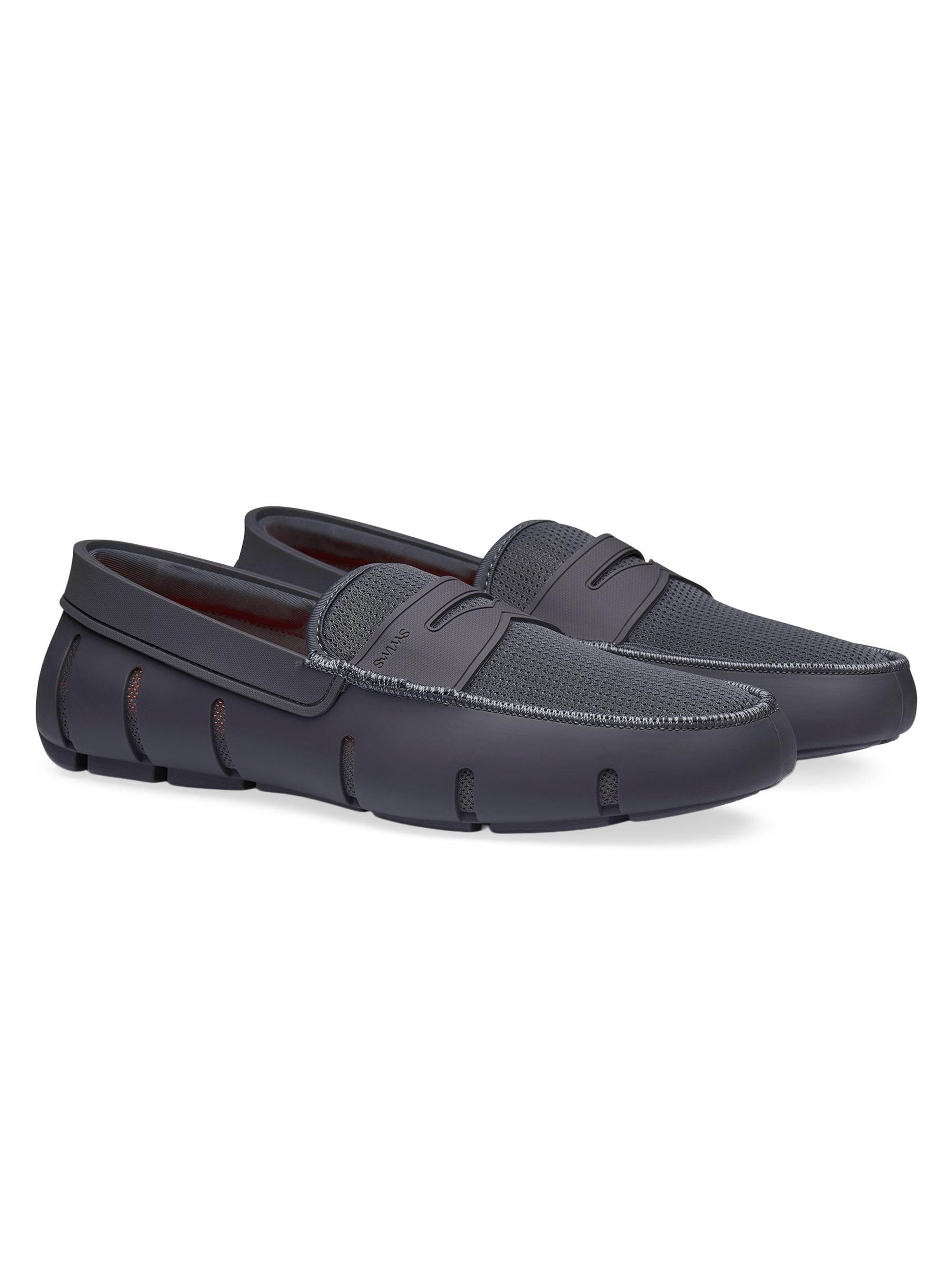 Swims Men's Mesh & Rubber Penny Loafers - Charcoal | Thumbnail 2