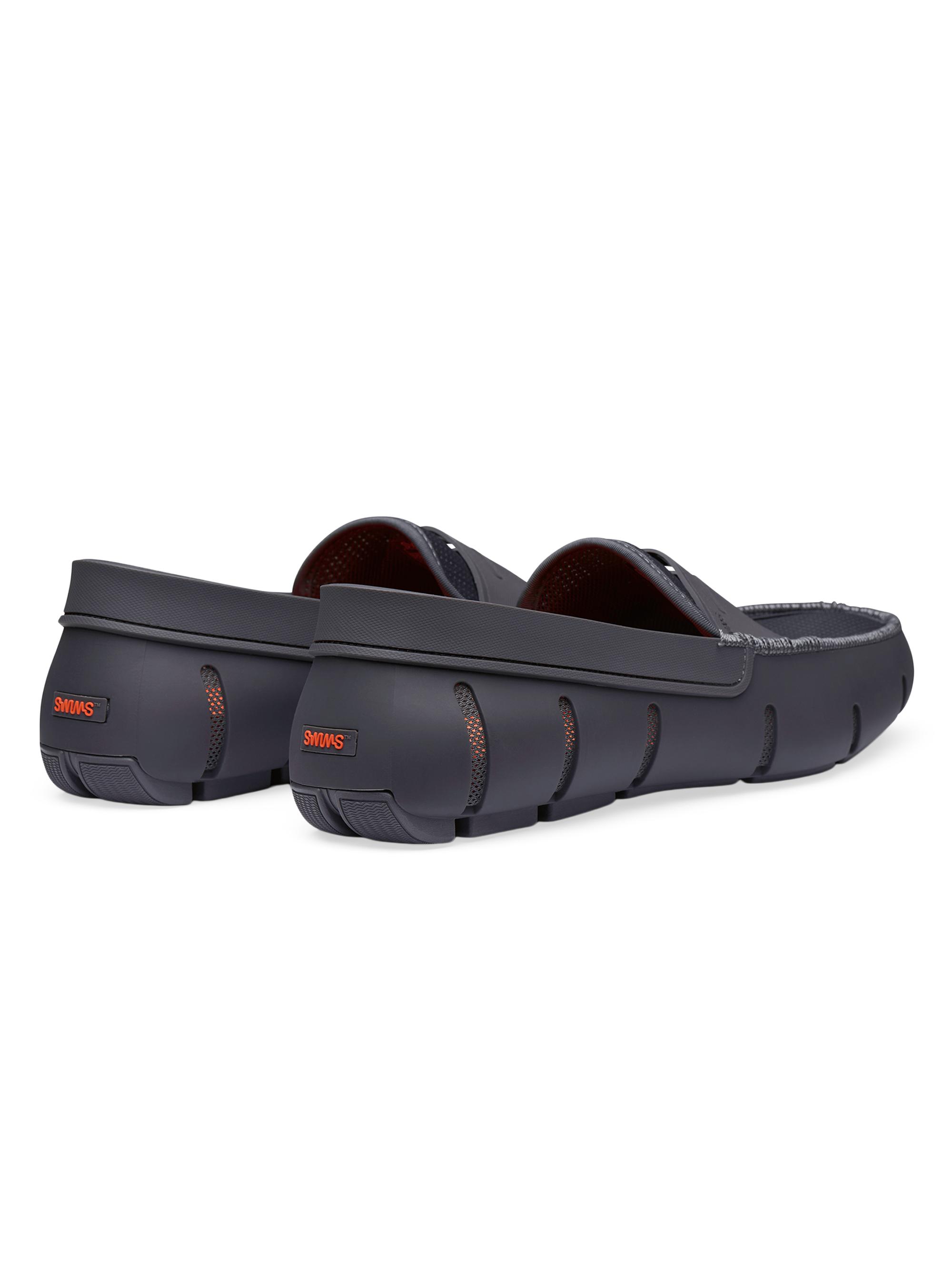 Swims Men's Mesh & Rubber Penny Loafers - Charcoal | Thumbnail 3